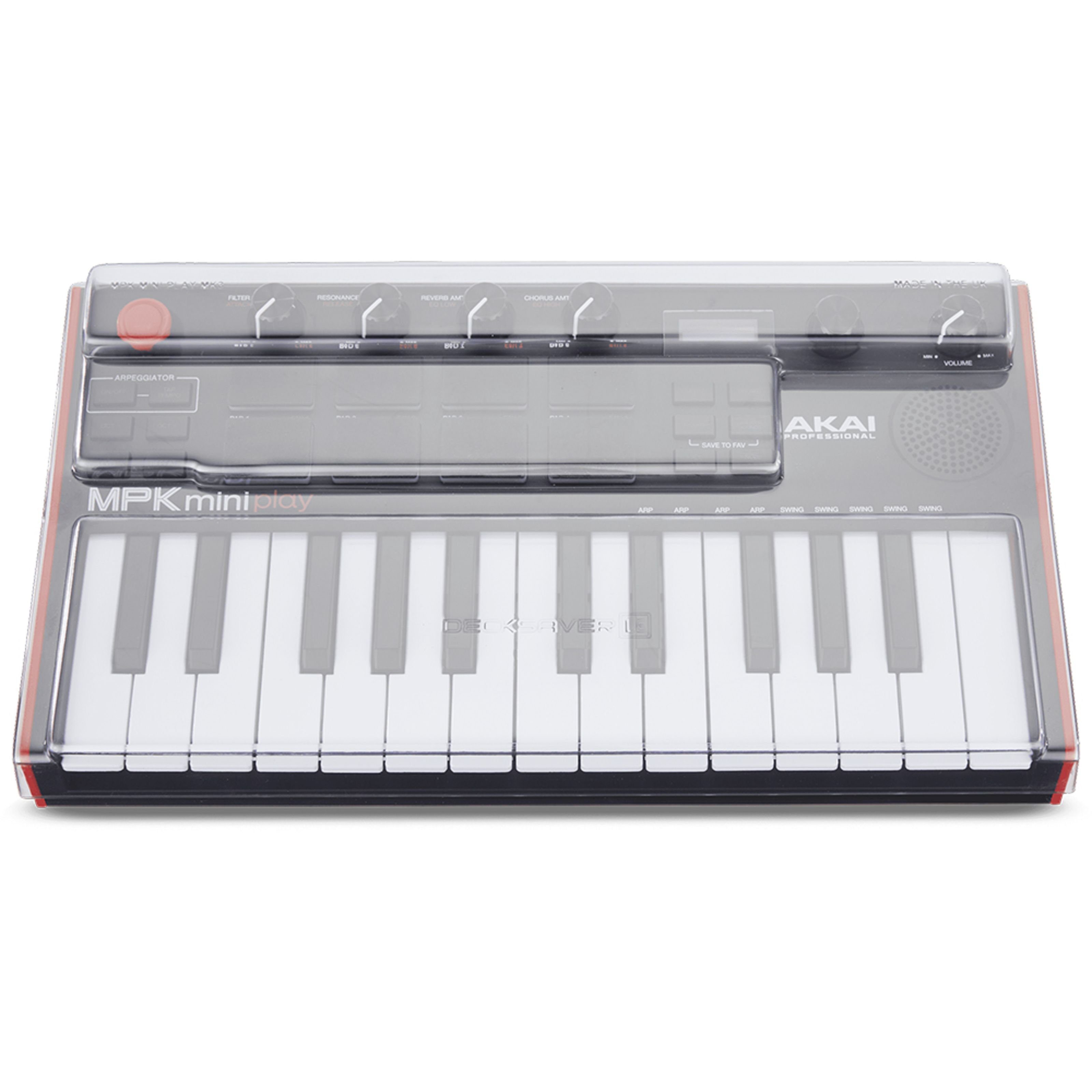 Decksaver Abdeckhaube, Akai MPK mini Play Mk3 Cover - Abdeckung für Keyboards