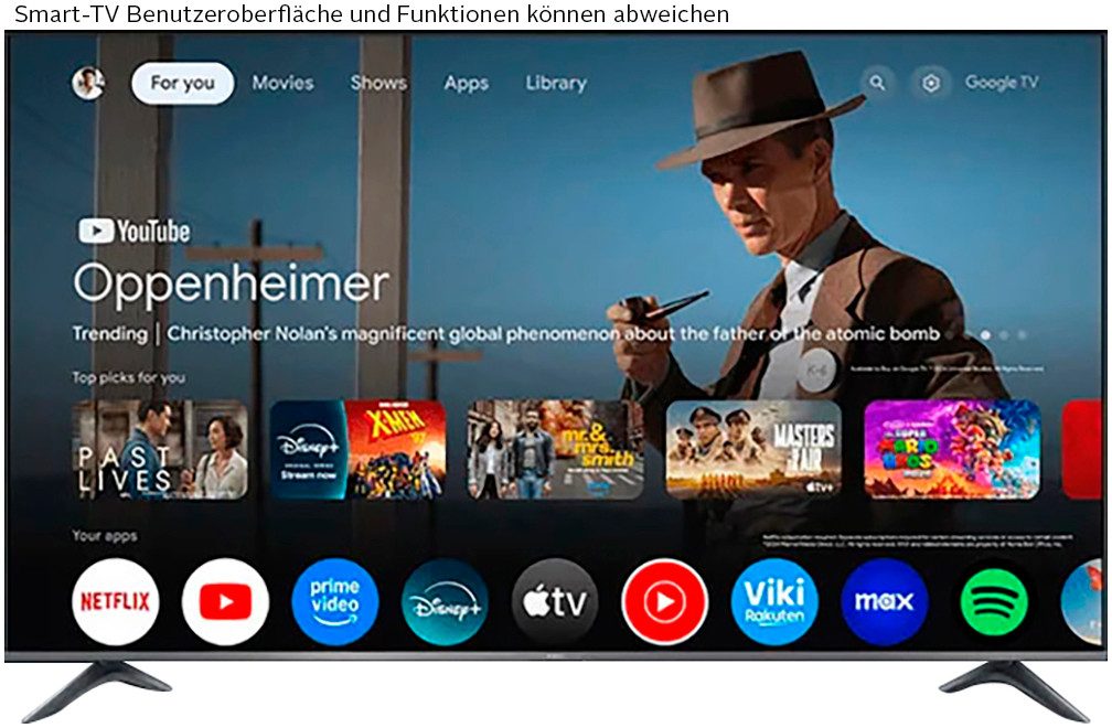 Xiaomi L75MB-APEU QLED-Fernseher (189 cm/75 Zoll, 4K Ultra HD, Smart-TV, Google TV)