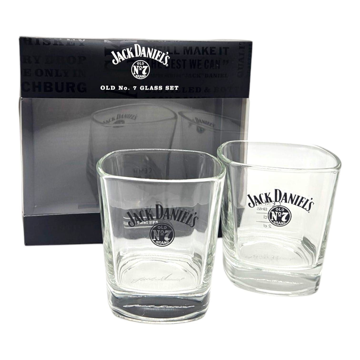 Jack Daniels Whiskyglas Jack Daniels 2er Set TRUMBLERS 2 und 4cl geeicht, 2-tlg.