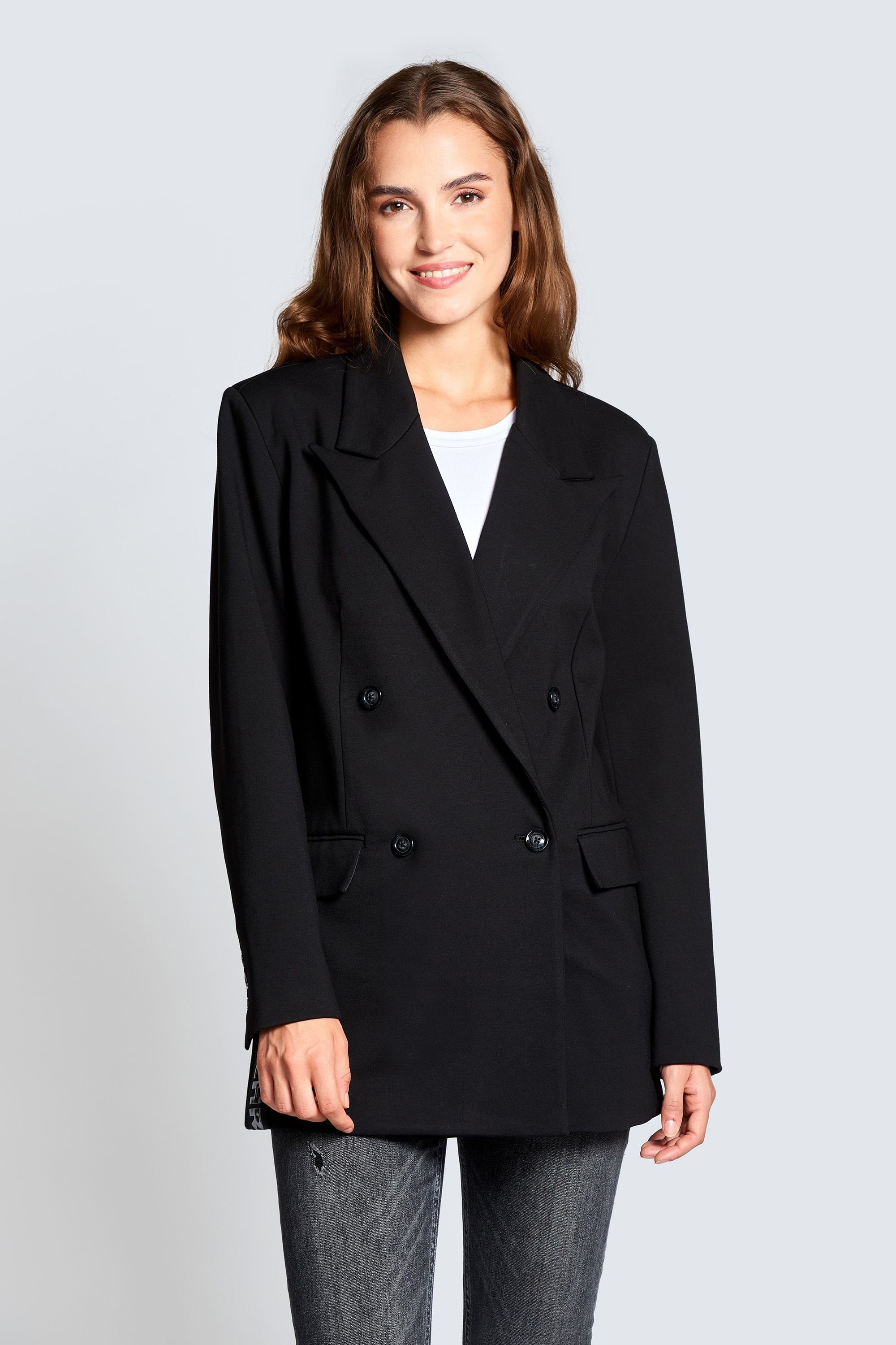 CATIRA Zhrill Blazer angenehmer Tragekomfort Black Jackenblazer