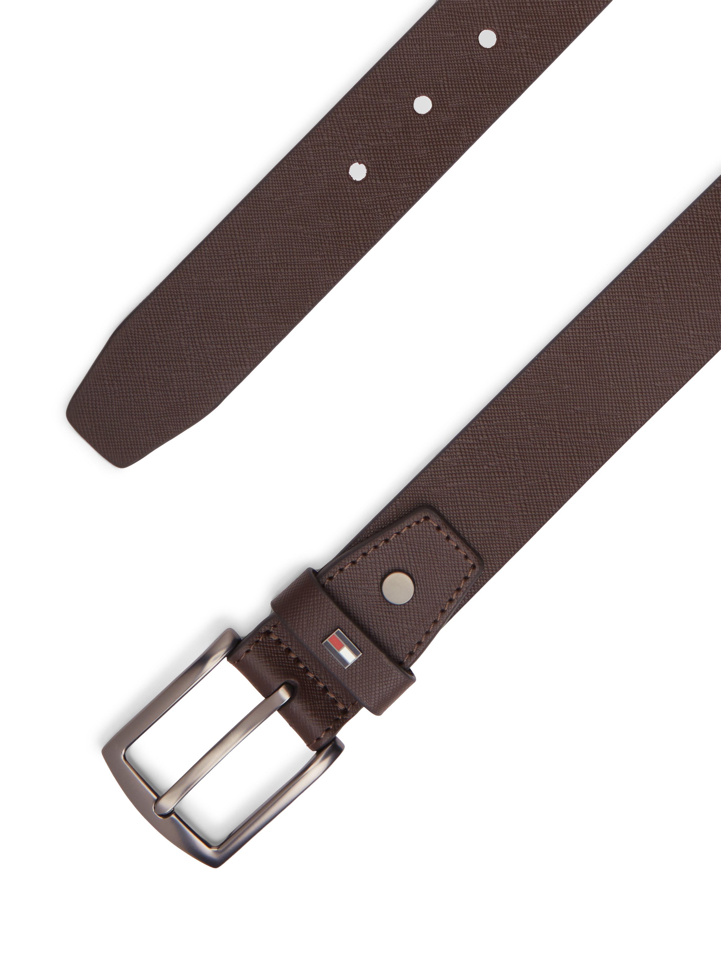 Tommy Hilfiger Ledergürtel DENTON 3.5 cm breit Größenverstellbar
