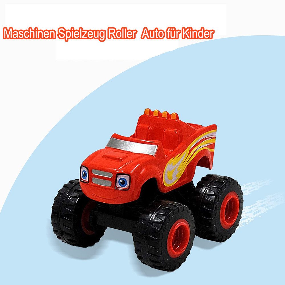 Flintry Spielzeug-Monstertruck 6-teiliges Monstertruck-Set,Spielzeug für Kleinkinder,LKW-Spielzeug, (6-tlg), Schiebe- und Ziehspielzeugautos für Kinder ab 4 Jahren