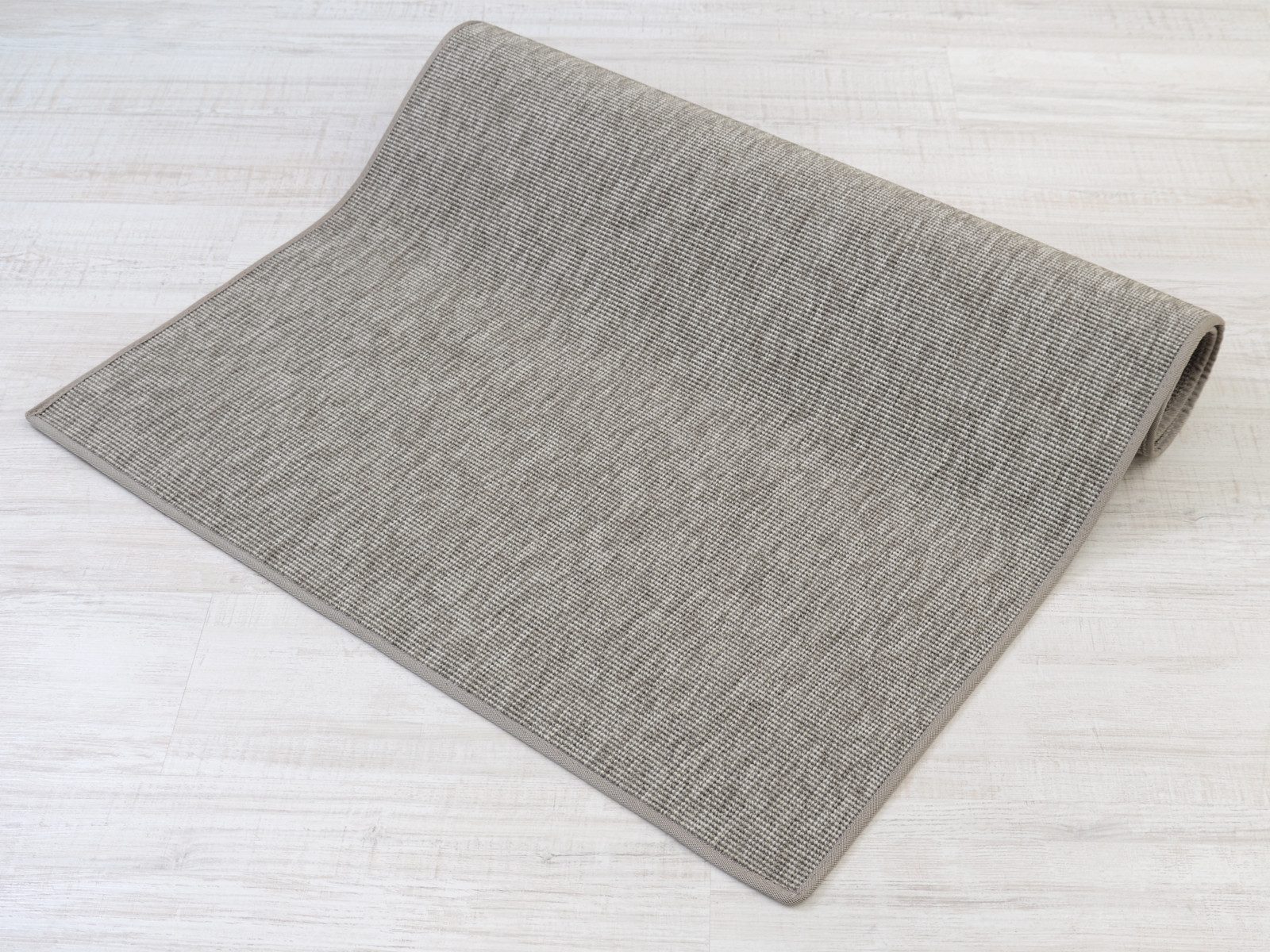 Dekowe Teppichboden Naturino RipsS2 Spezial, rechteckig, Höhe: 8 mm, Flachgewebe, meliert, Sisal-Optik, In- und Outdoor geeignet