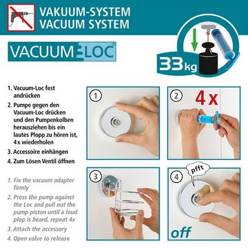 WENKO Wandhaken Vacuum-Loc®, ohne Bohren