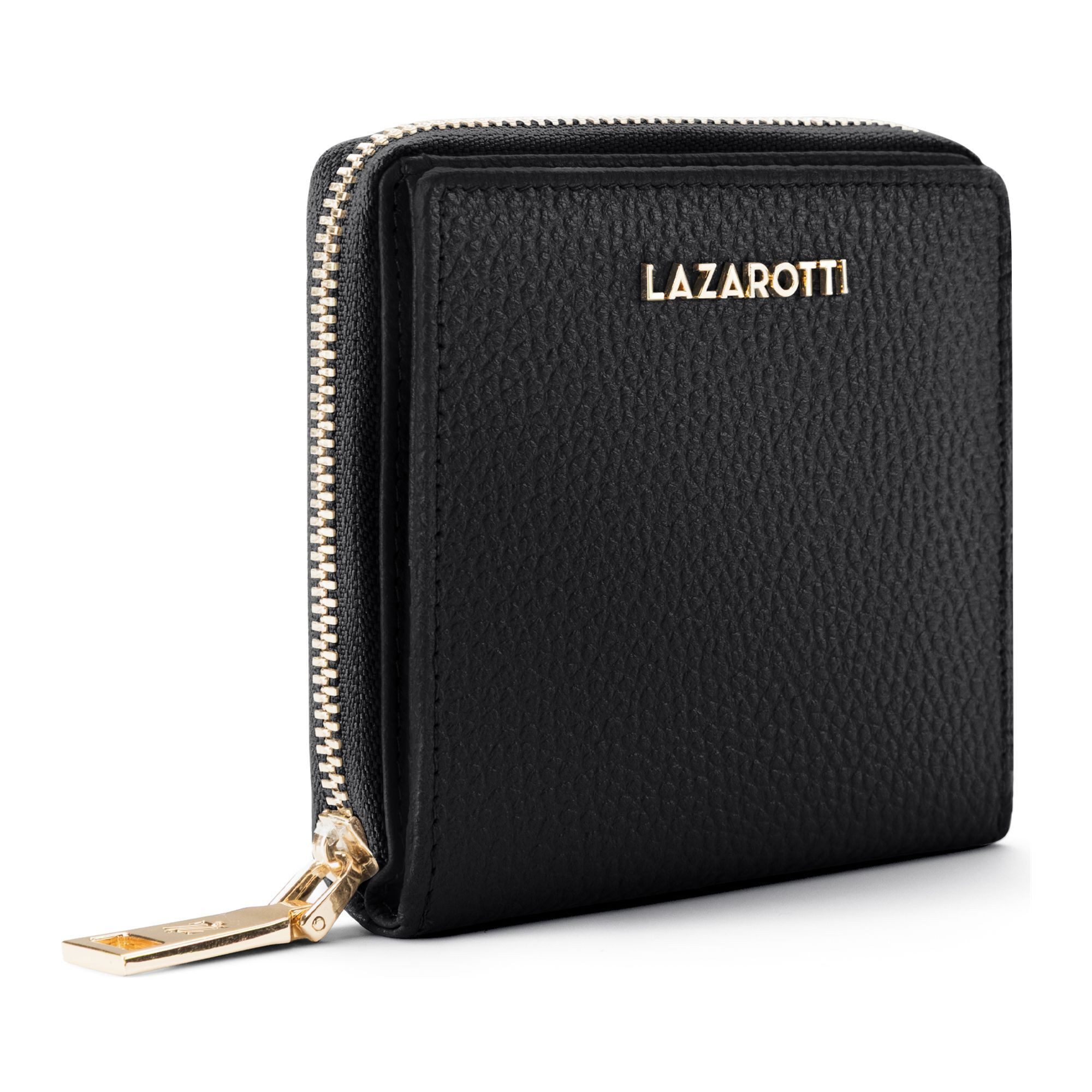Lazarotti Geldbörse Bologna Leather Medium Zip-Around Geldbörse Leder 10 cm – Bild 3 von 5