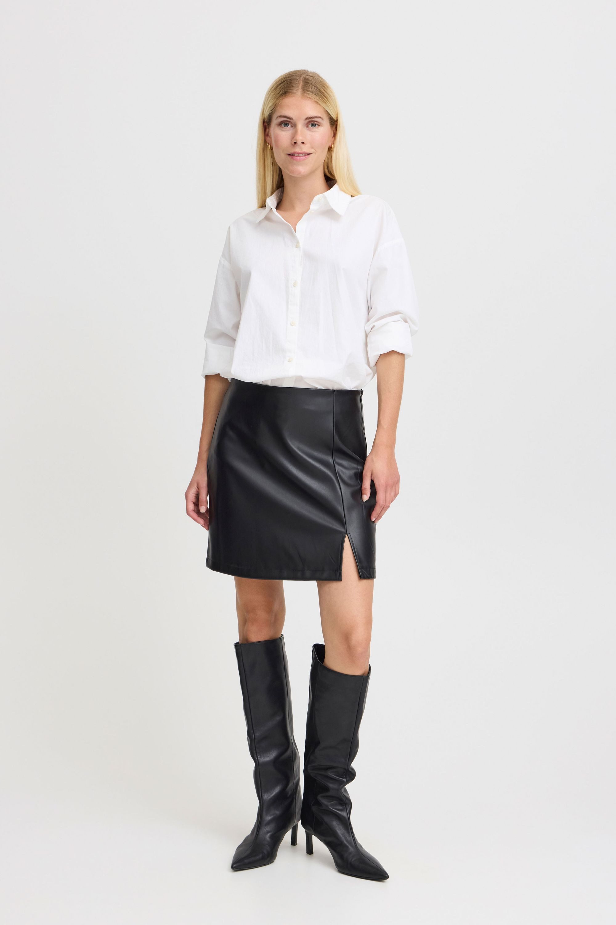 b.young Lederrock BYBXDENMA SKIRT - Kurzer günstig online kaufen