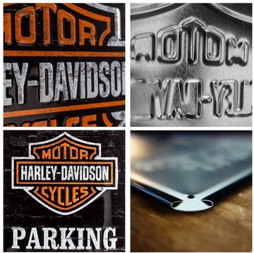 Nostalgic-Art Metallschild Blechschild 20 x 30cm - Harley-Davidson - Parking Only