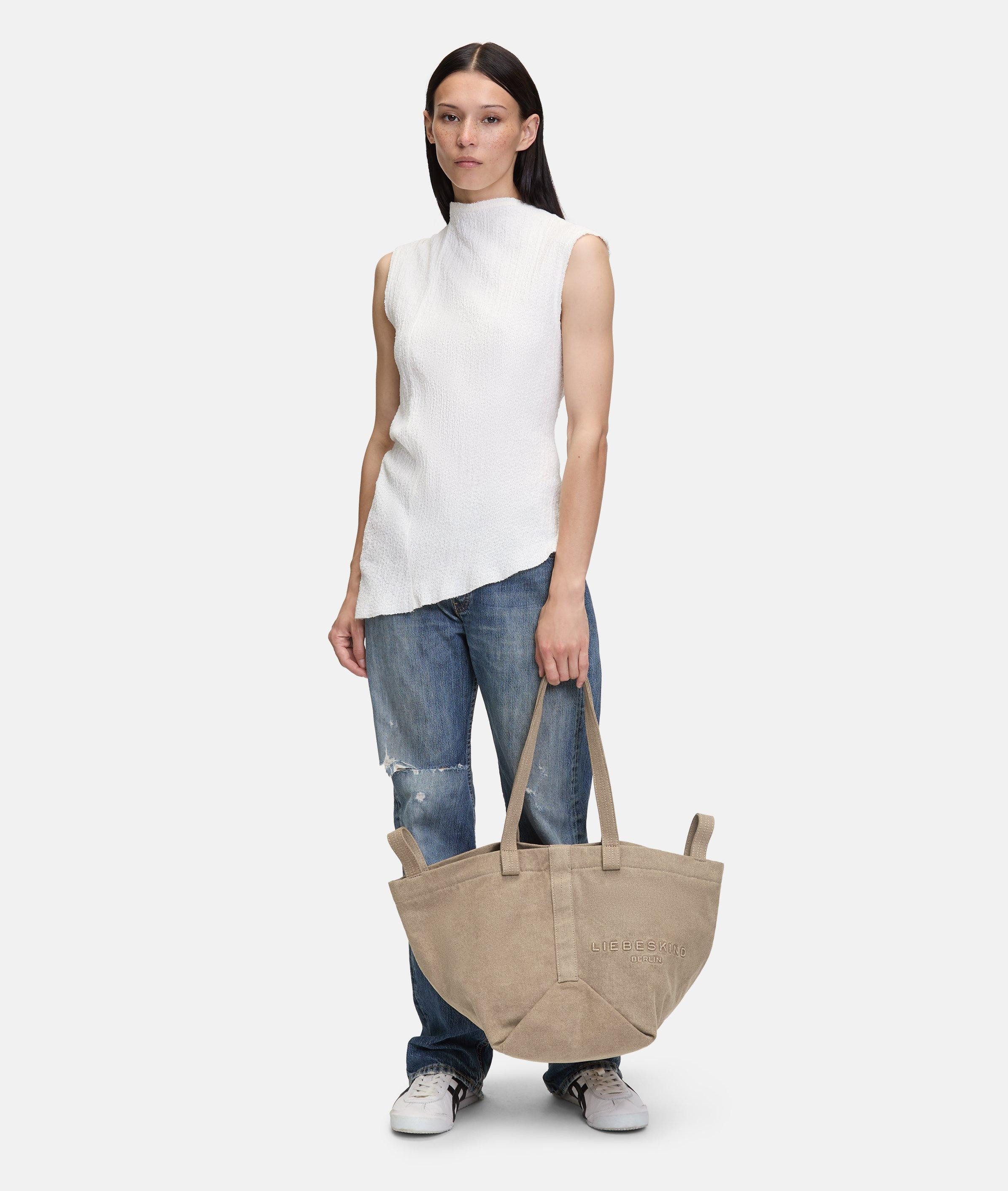 Liebeskind Berlin Shopper Elvira Shopper M, Shopper aus Denim