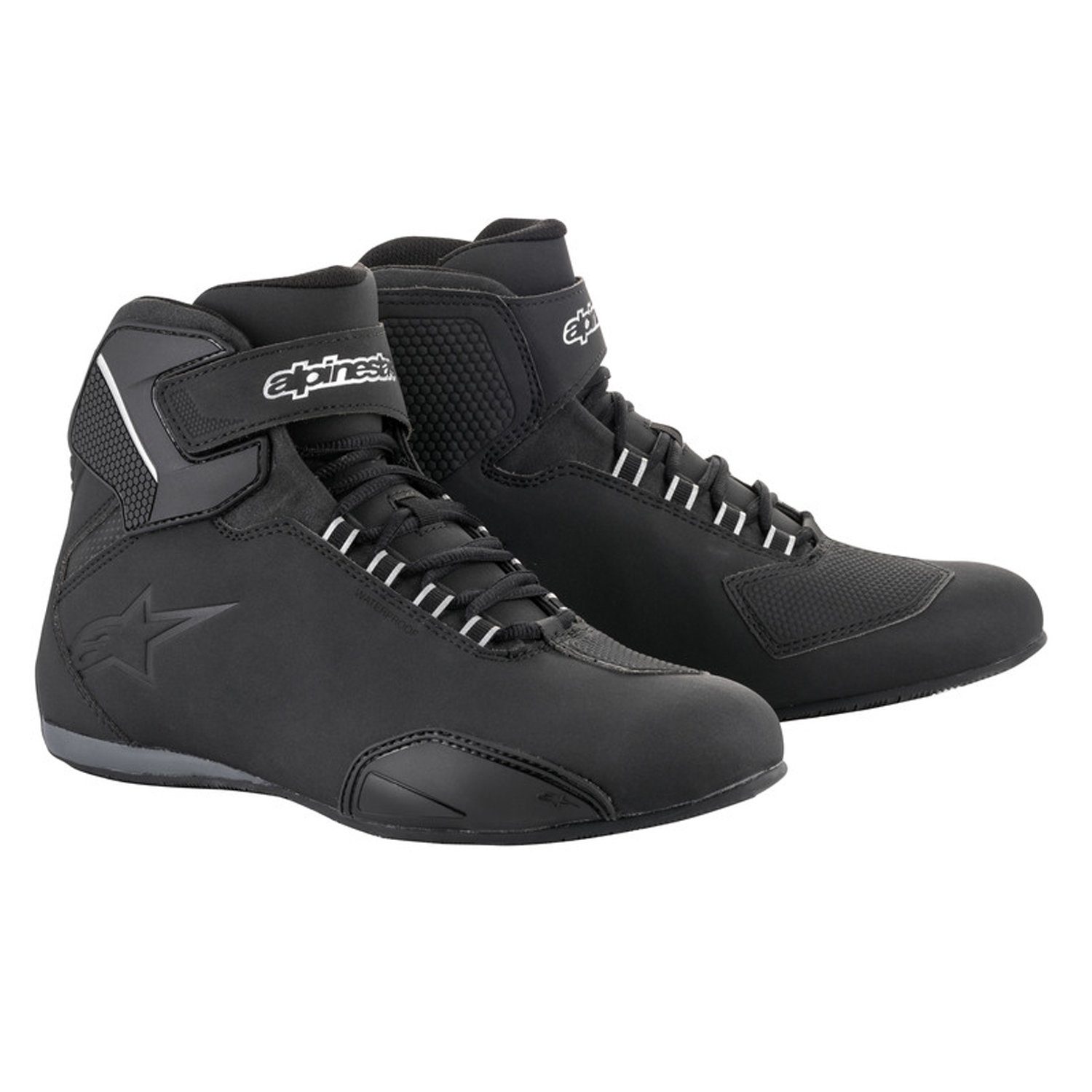 Alpinestars Sektor Shoe Wasserdicht schwarz Motorradstiefel