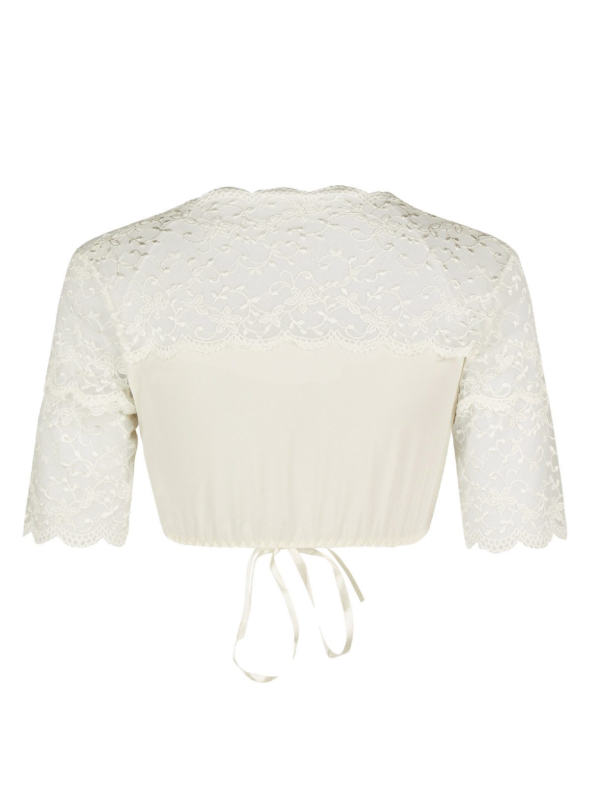 Nina Von C. Dirndlbluse Dirndlbluse halbarm Martina (Stück, 1-tlg) florales Muster rundum