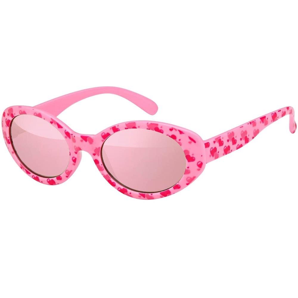 BEZLIT Eyewear Sonnenbrille Stylische Kinder-Sonnenbrille 4 Farben zur Auswahl (1-St) mit verziertem Bügel Pink