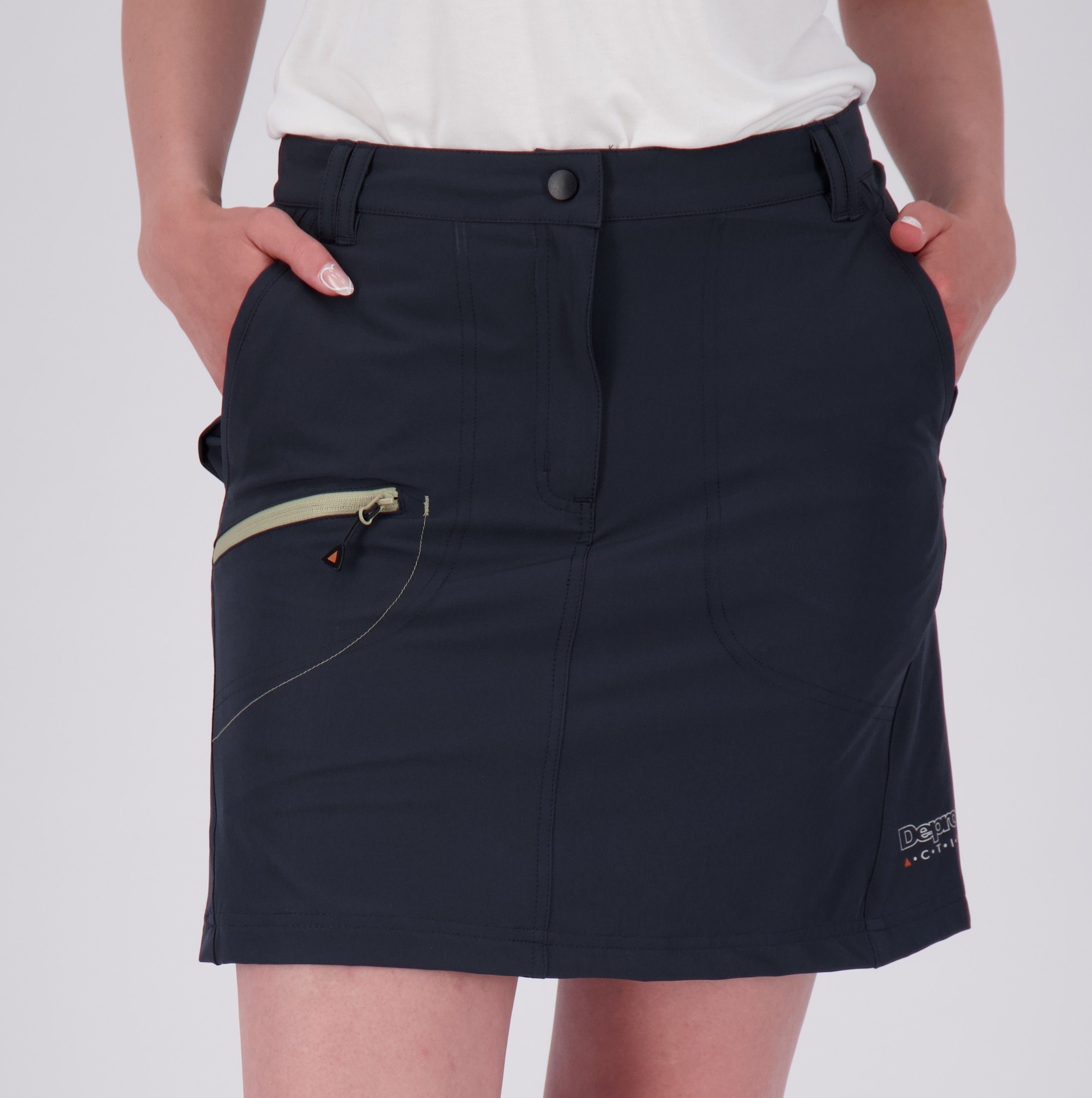 DEPROC Active Skort GRANBY NEW CS SKORT & Short Rock auch in Großen Größen erhältlich anthrazite