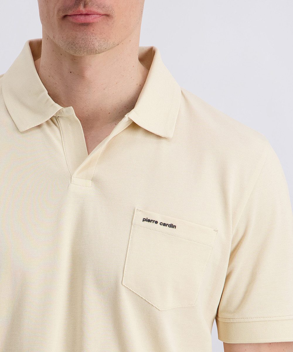 Pierre Cardin Poloshirt offener Polokragen