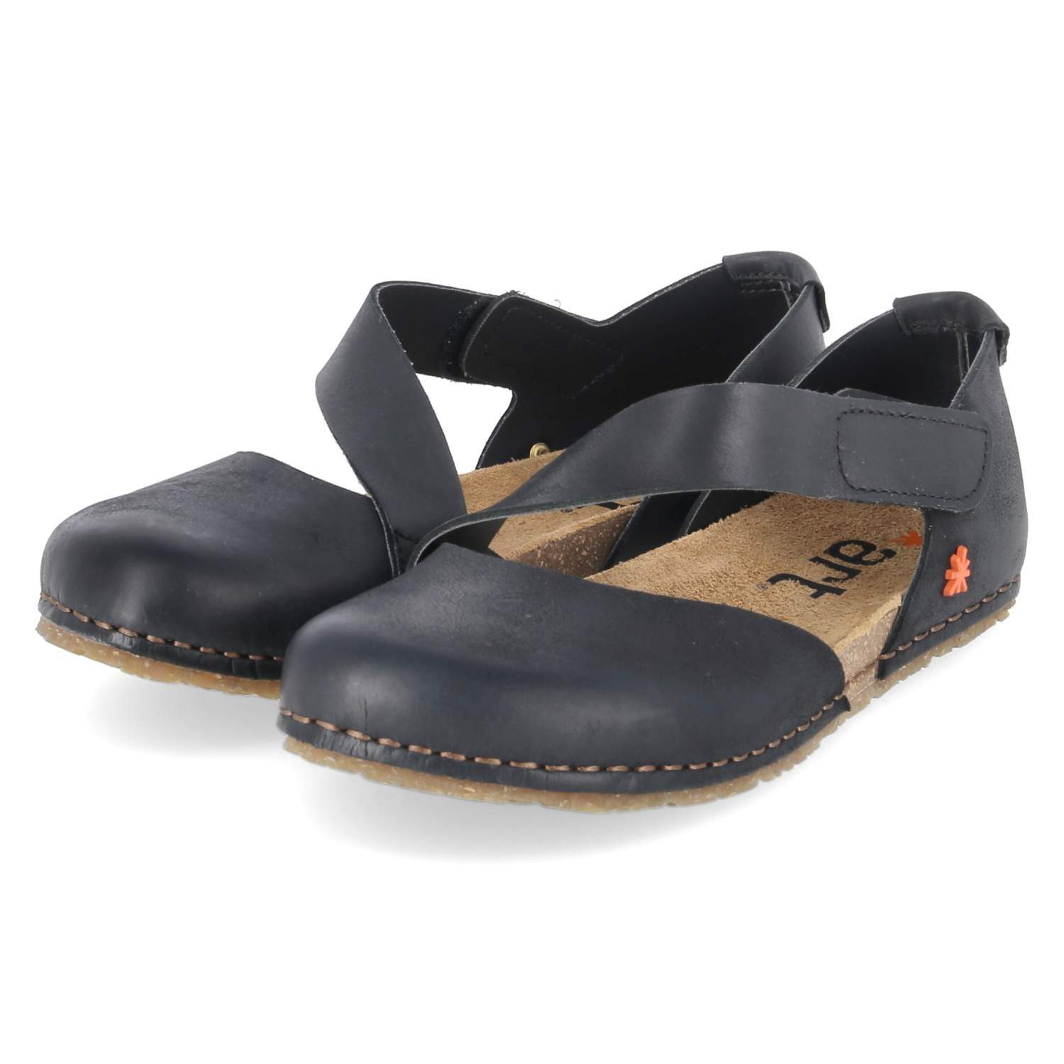 Art Art 0384 ROMA BLACK Damen Glattleder black Keilsandalette