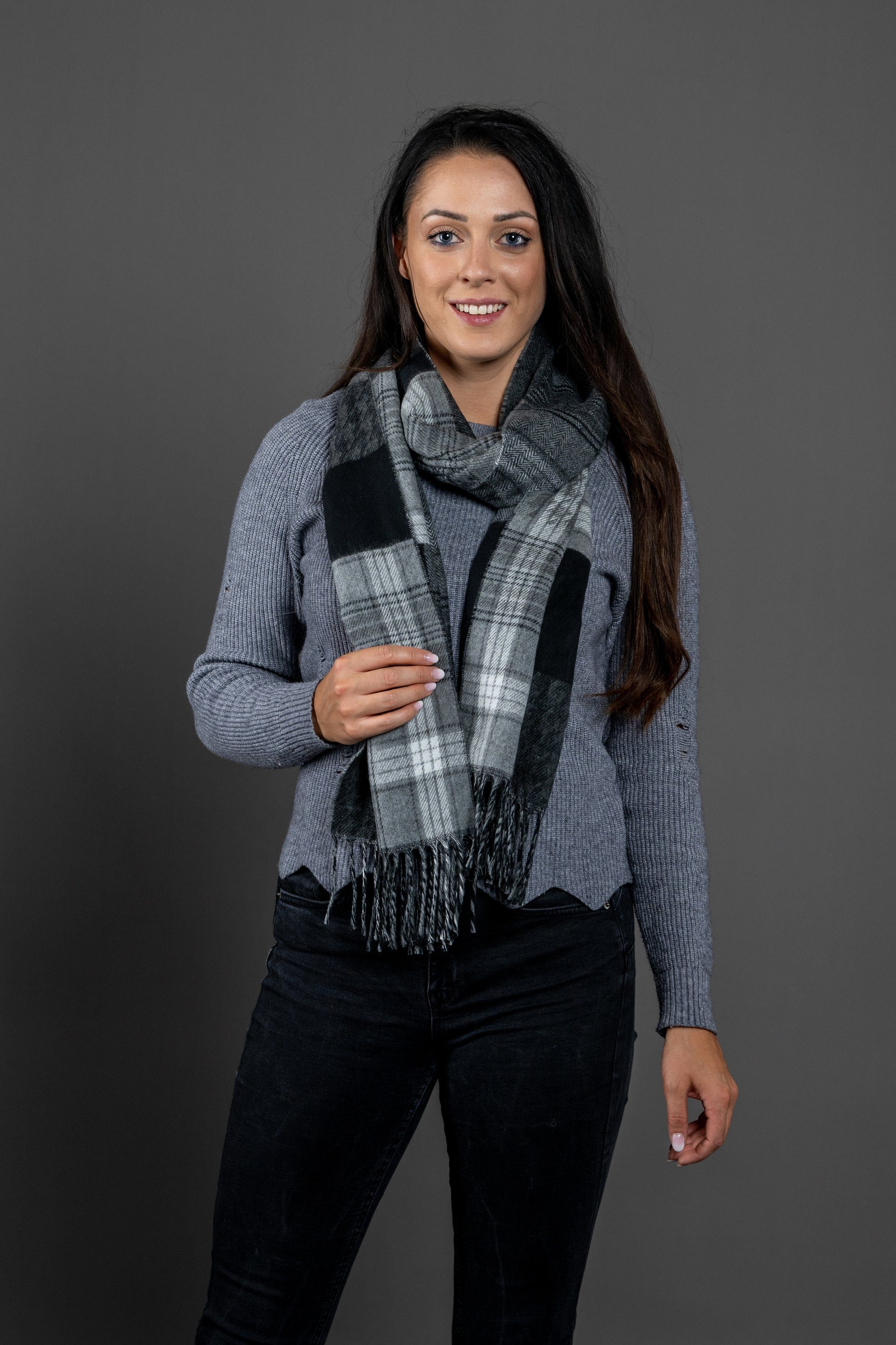 COLLEZIONE ALESSANDRO Modeschal Claire, (1-St), in tollen Farbkombinationen