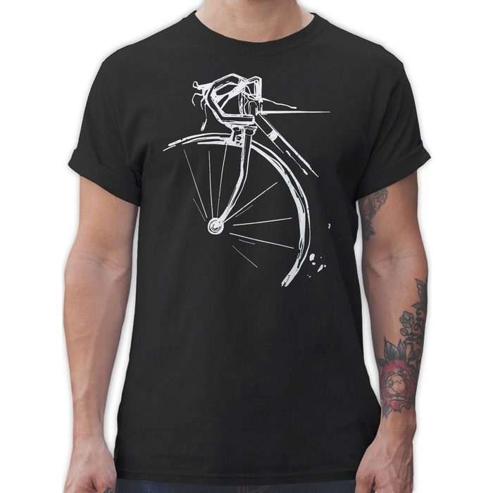 Shirtracer T-Shirt Fahrrad Rennrad - Fahrrad Bekleidung Radsport - Herren Premium T-Shirt t shirt mit fahrrad aufdruck - tshirt rundhals herren