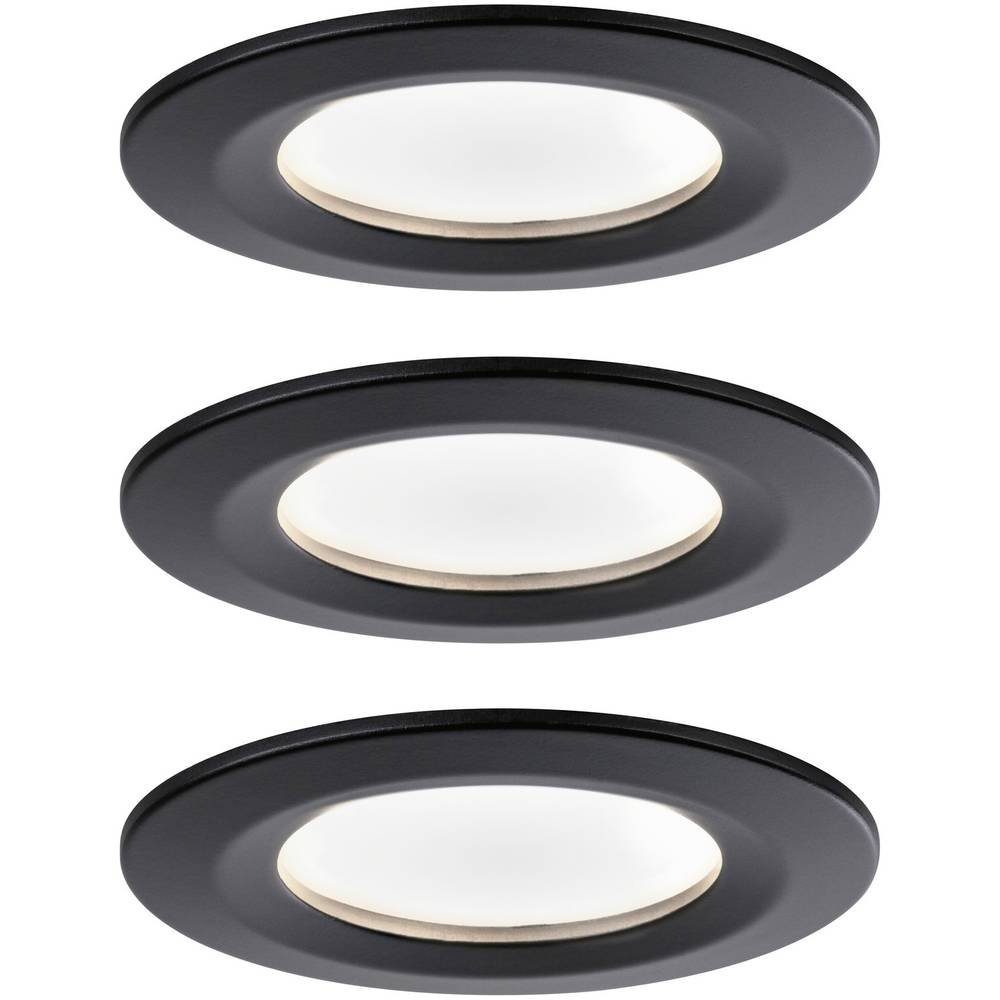 LED Einbauleuchte EBL Nova Coin rund starr LED 3x6W 2700K 230V