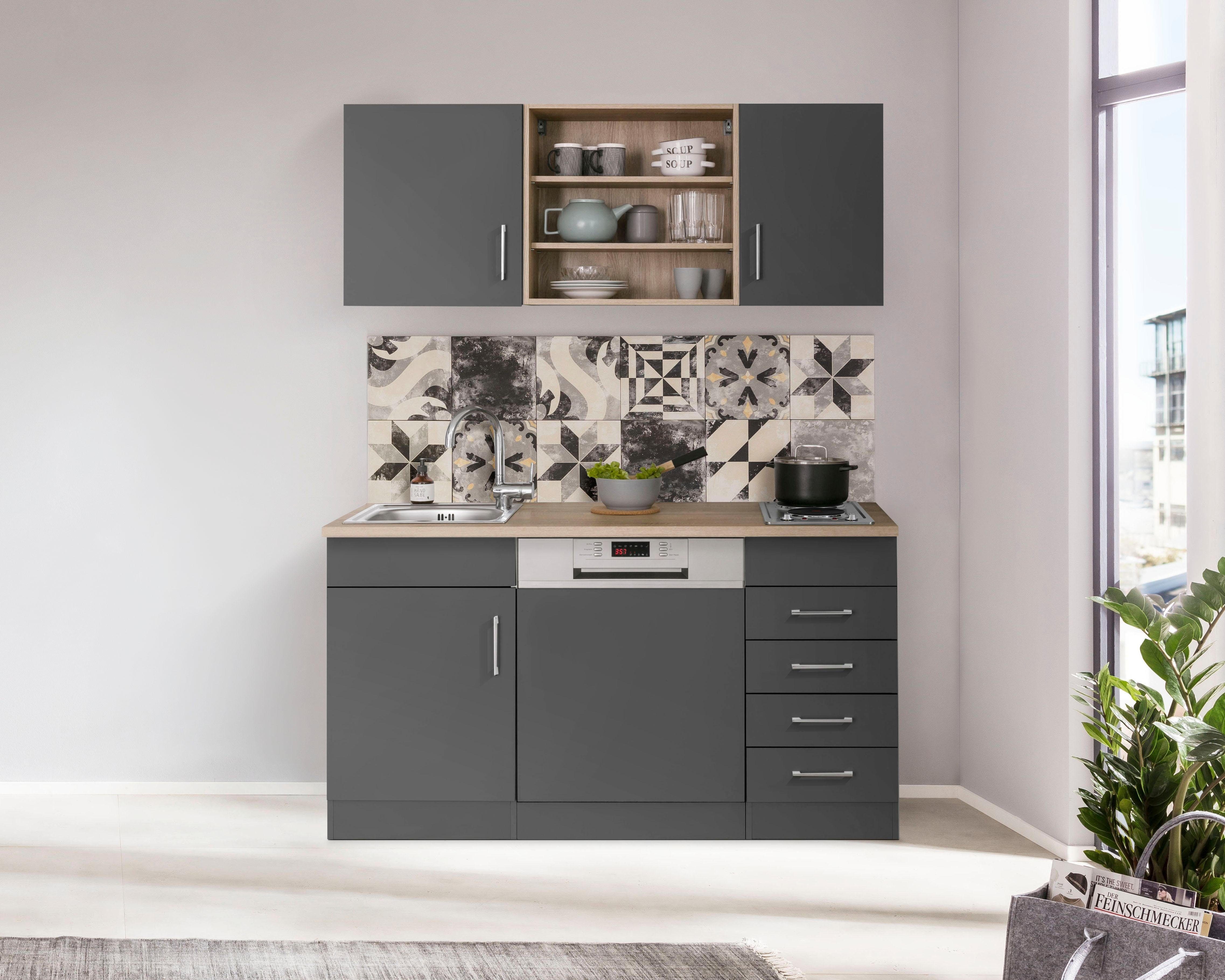 KOCHSTATION Pantryküche KS-Mali, Breite 150 cm, günstig online kaufen