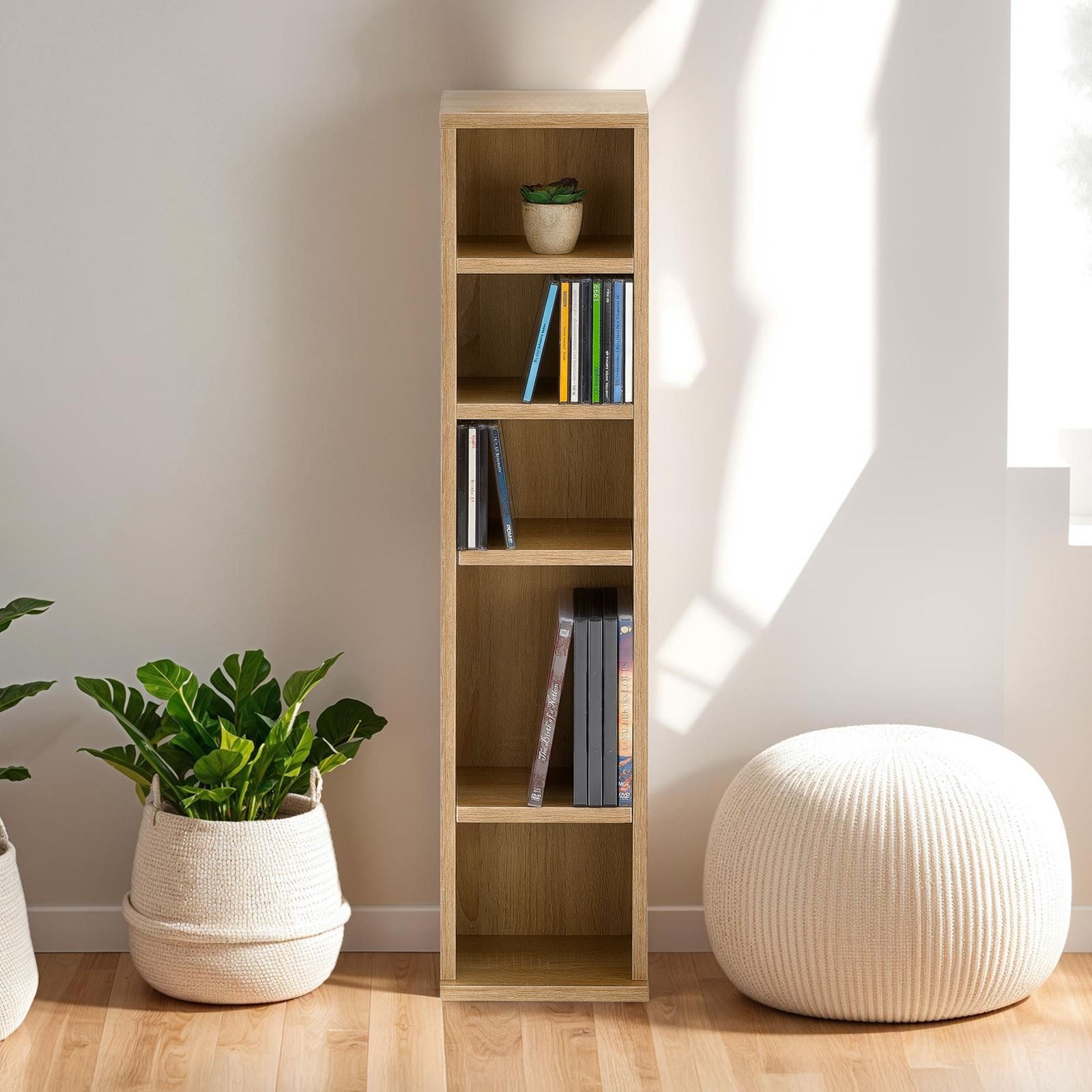 IDIMEX CD-Regal MELODIE, CD DVD Regal mit 6 Böden schmales Regal günstig online kaufen