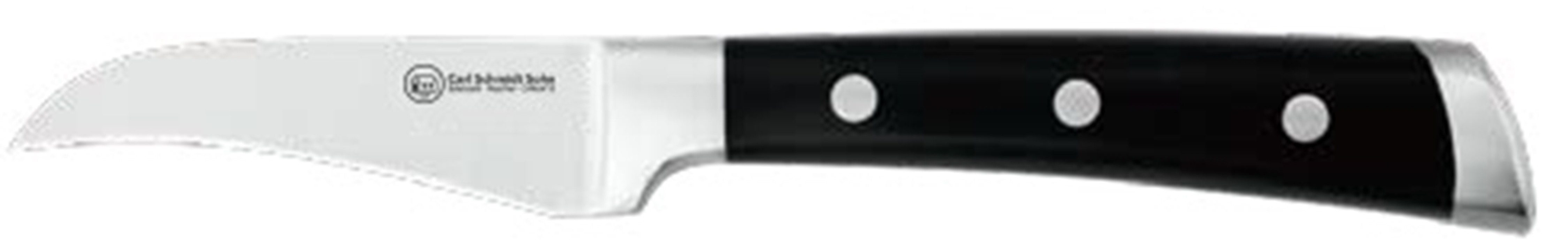 Carl Schmidt Sohn Schälmesser HERNE, 7 cm, Edelstahl rostfrei, mit ergonomischem Griff und Messerkropf