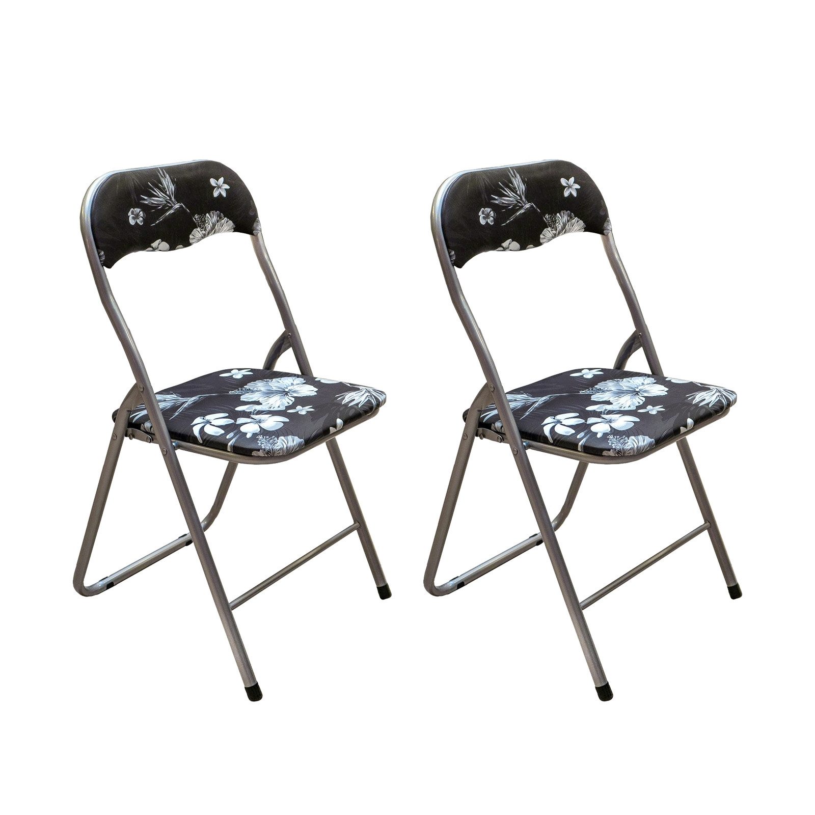 HTI-Living Klappstuhl Klappstuhl Dima Blume 2er-Set (Set, 2 St), Campingstuhl mit Motivdruck