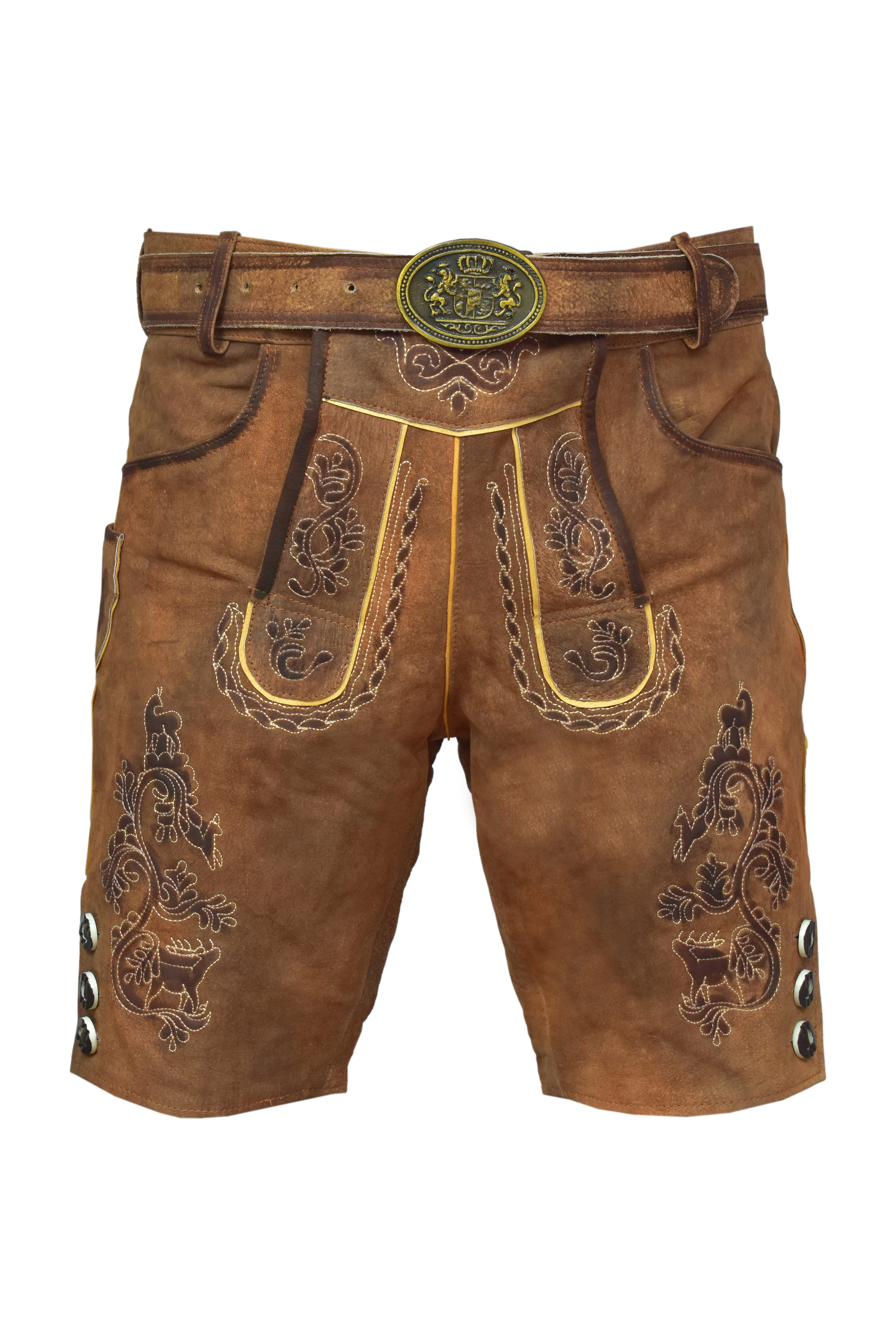 Ramona Lippert Trachtenhose kurze Lederhose Amedeo günstig online kaufen