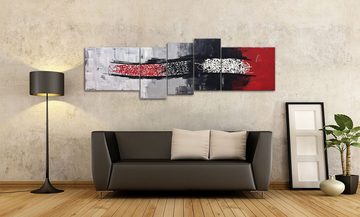 WandbilderXXL XXL-Wandbild Flow Of Emotions 210 x 70 cm, Abstraktes Gemälde, handgemaltes Unikat
