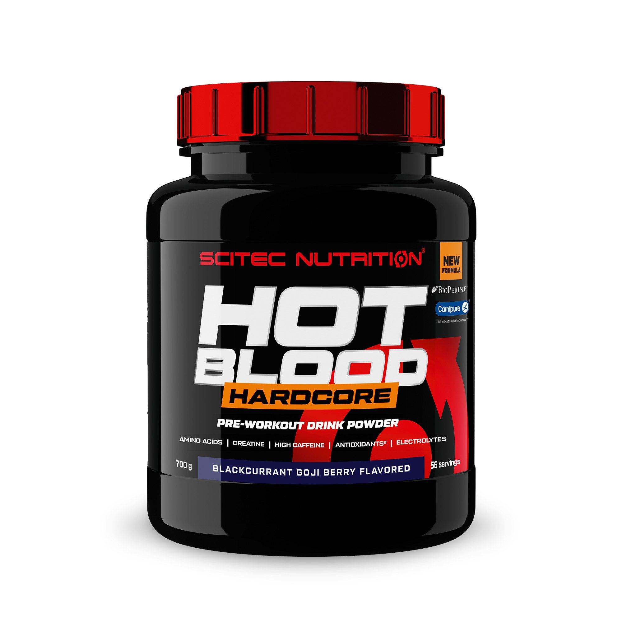 Scitec Nutrition Scitec Hot Blood Hardcore 700g - tropischer Punsch Pulver, 700 g, Pulver