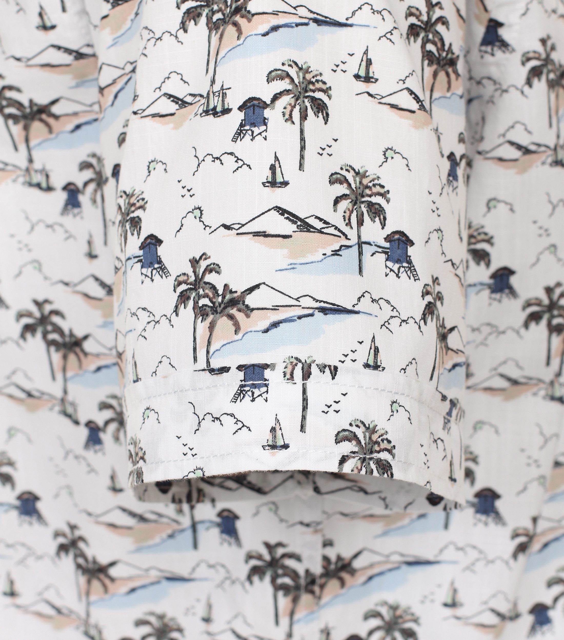 CASAMODA Kurzarmhemd CASAMODA Freizeithemd Kurzarm Print