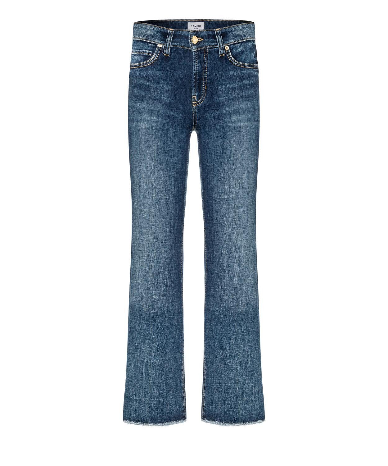Cambio Regular-fit-Jeans Francesca, salty dark splinted fring