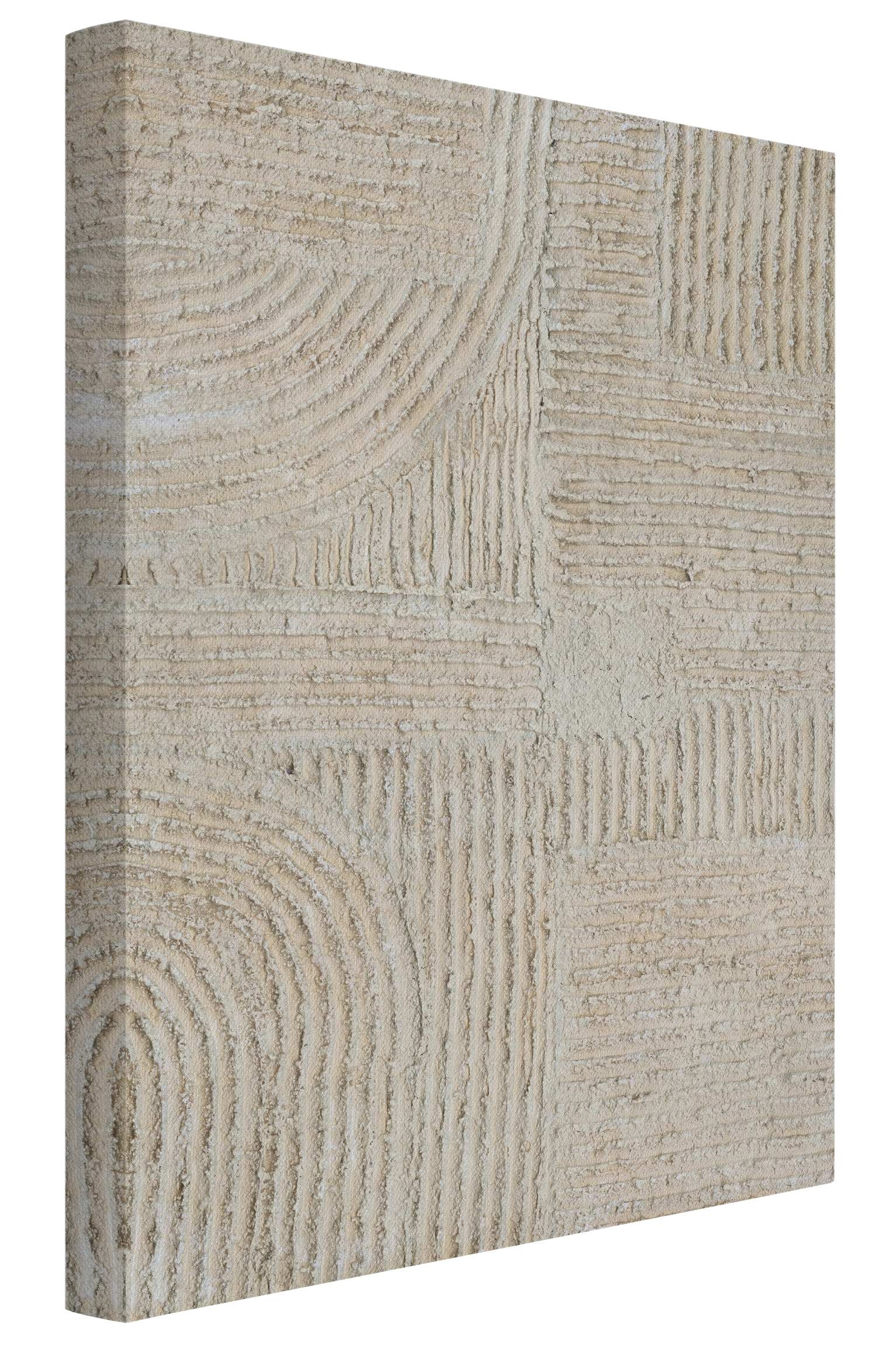 Leinwandbild Akustikbild Abstrakt Modern Beton Sandstein Strukturen Akustik Bilder