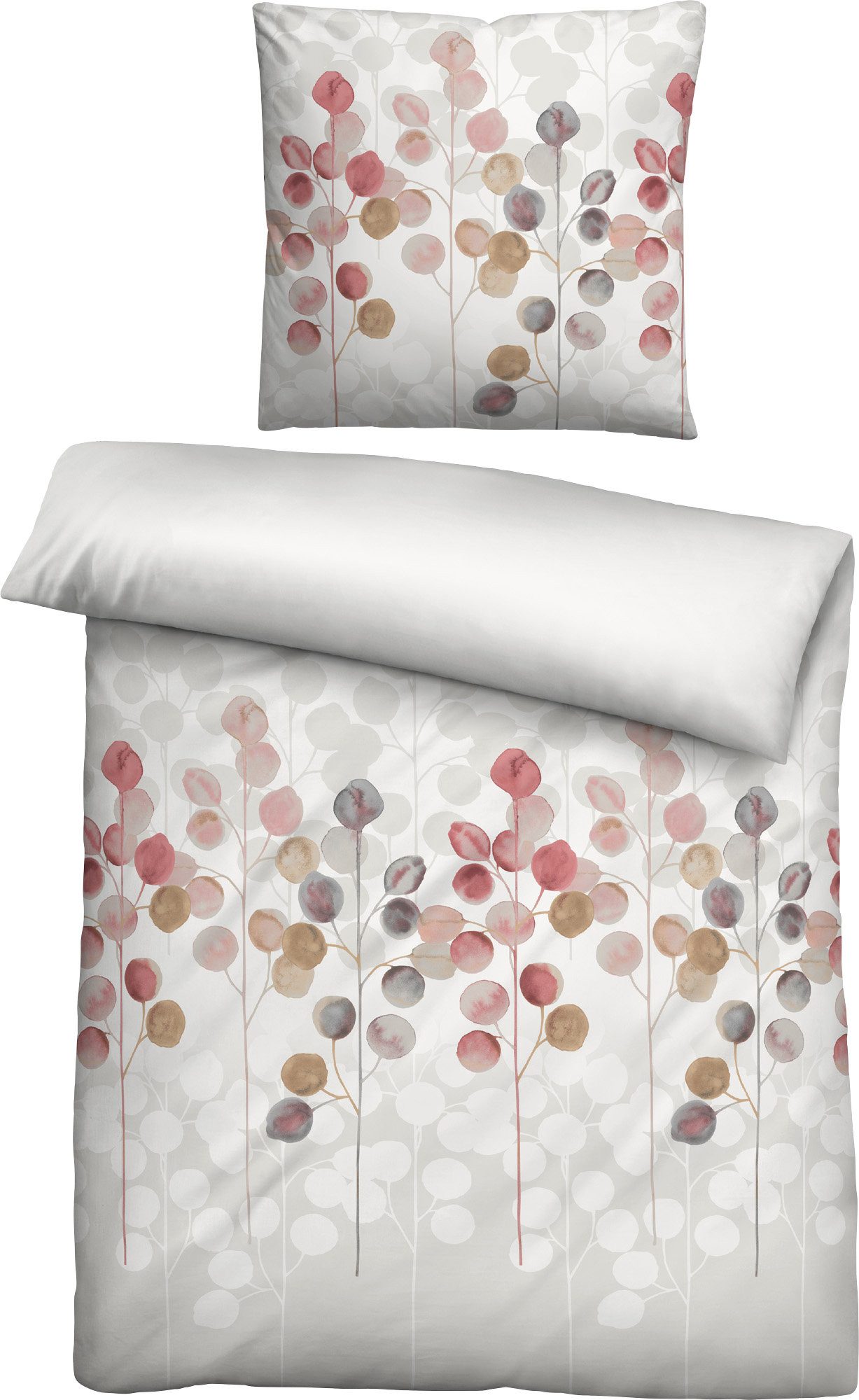 Biberna Bettwäsche Bettwäsche, Biber, Blatt günstig online kaufen