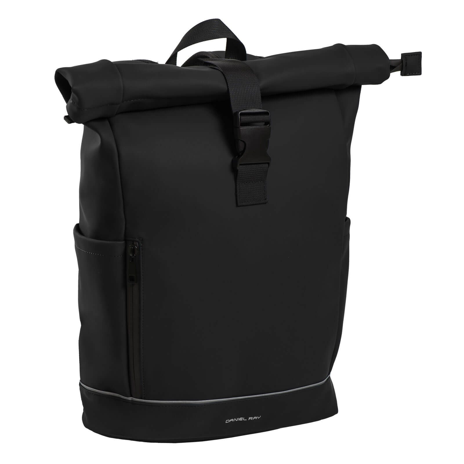 Daniel Ray Fahrradrucksack, Rolltop-Rucksack Highlands - PU-Rollrucksack mit Laptopfach