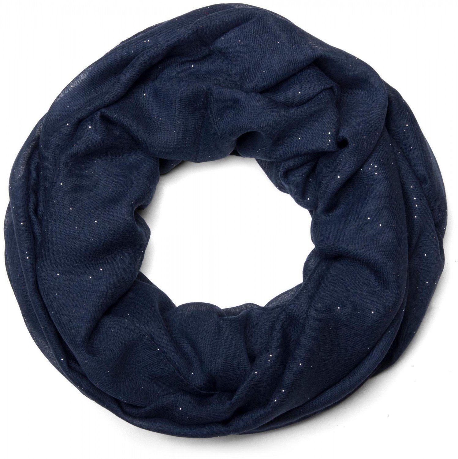 styleBREAKER Loop Loop mit Glitzer unifarben, (1-St) günstig online kaufen