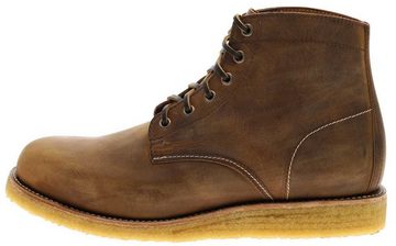 Sendra Boots MILLES CUNA CREPE Braun Stiefelette Rahmengenäht Herren Schnürstiefel