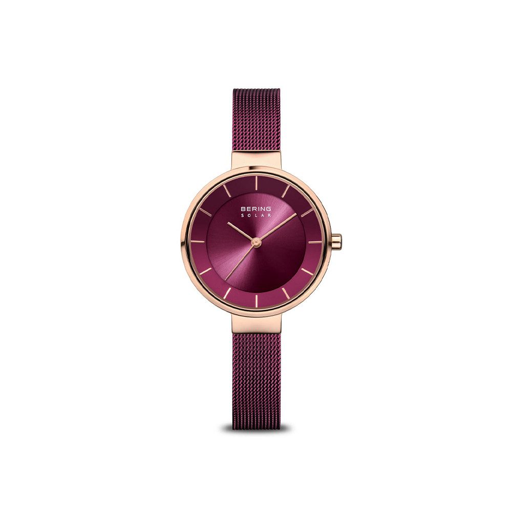 Quarzuhr Bering Solar roségold poliert/gebürstet 14631-969 14631-969