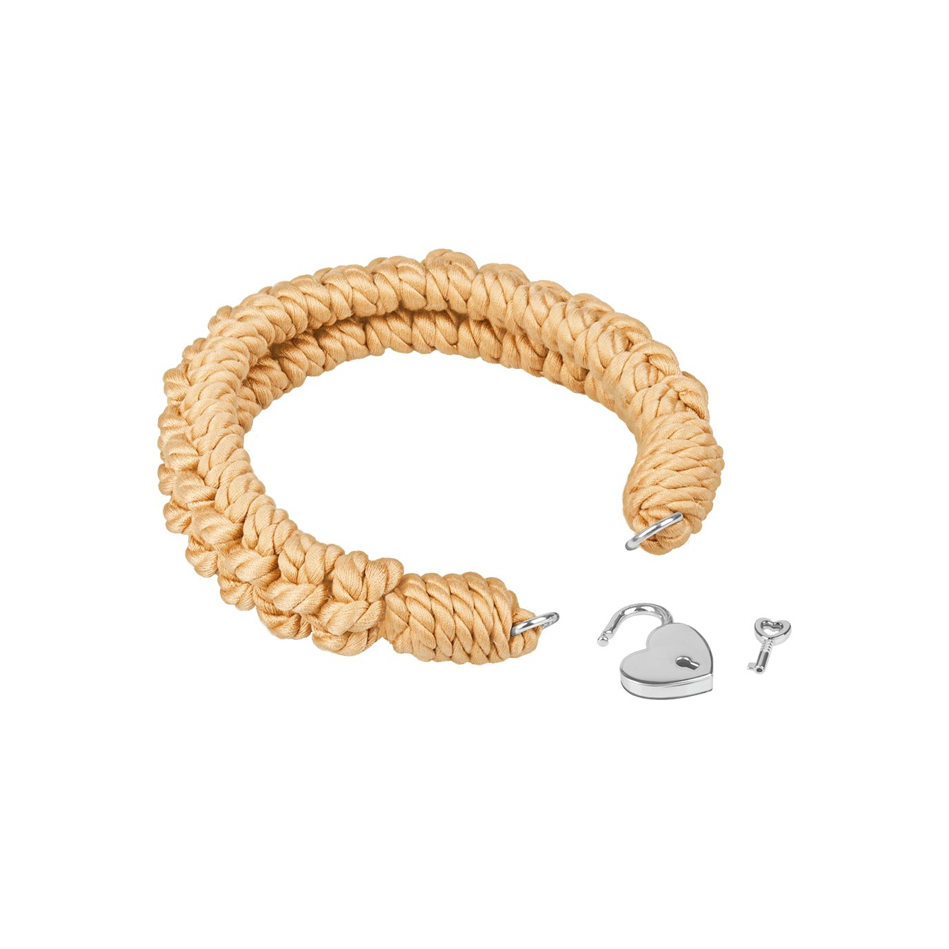 EIS Erotik-Halsband EIS 'Halsband im Paare, mit Kordel-Design', D-Ring für Sex-Spielzeug