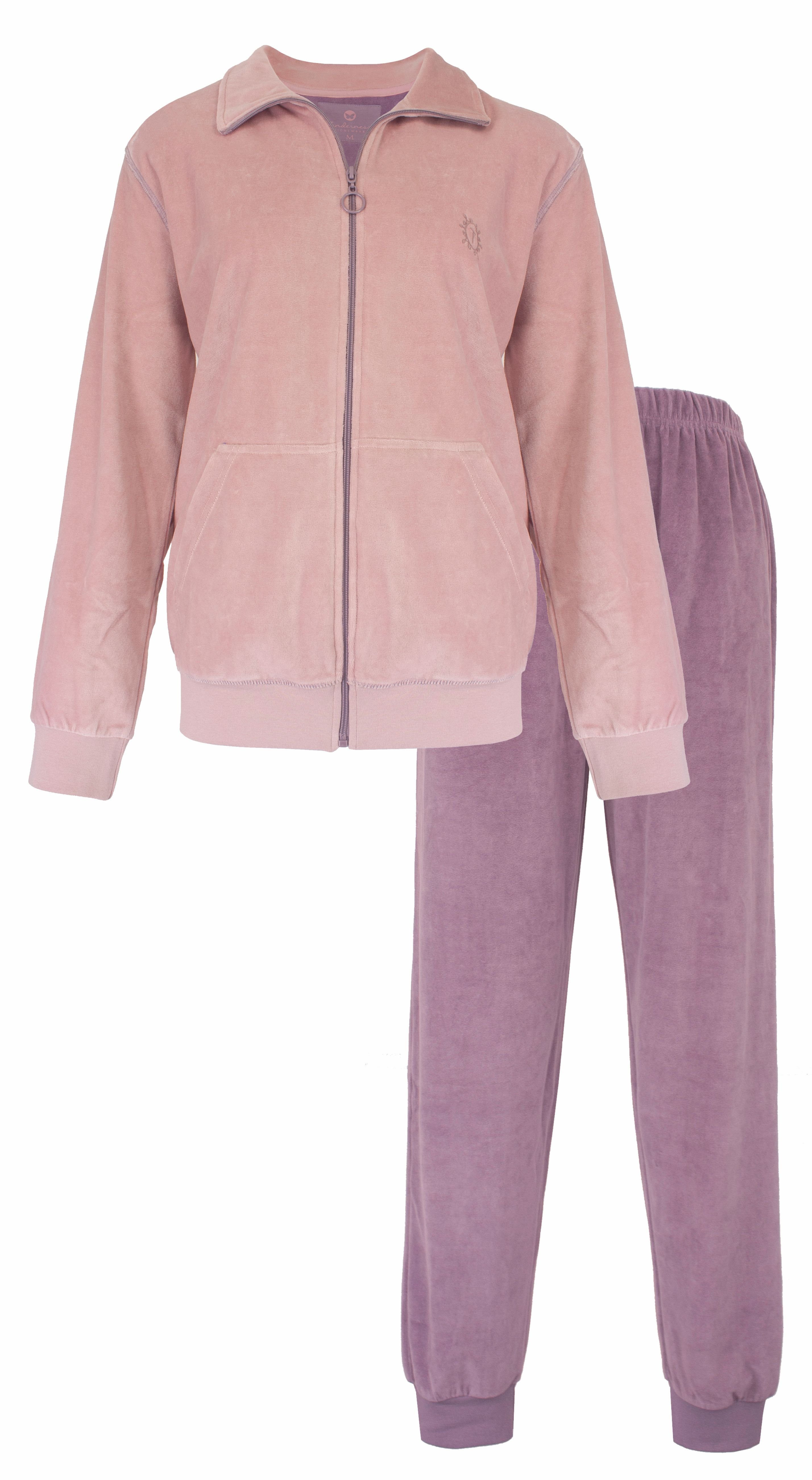 Tenderness Hausanzug Kuscheliger Damen Nikki Homewearanzug (2 tlg) Modisches Design