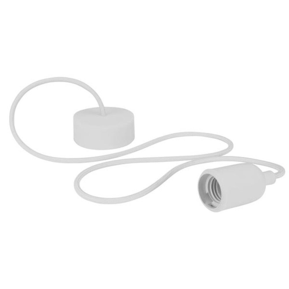 Velleman Pendelleuchte Vellight Pendelleuchte mit Textilkabel, Silikongummi, 100 cm, längenve