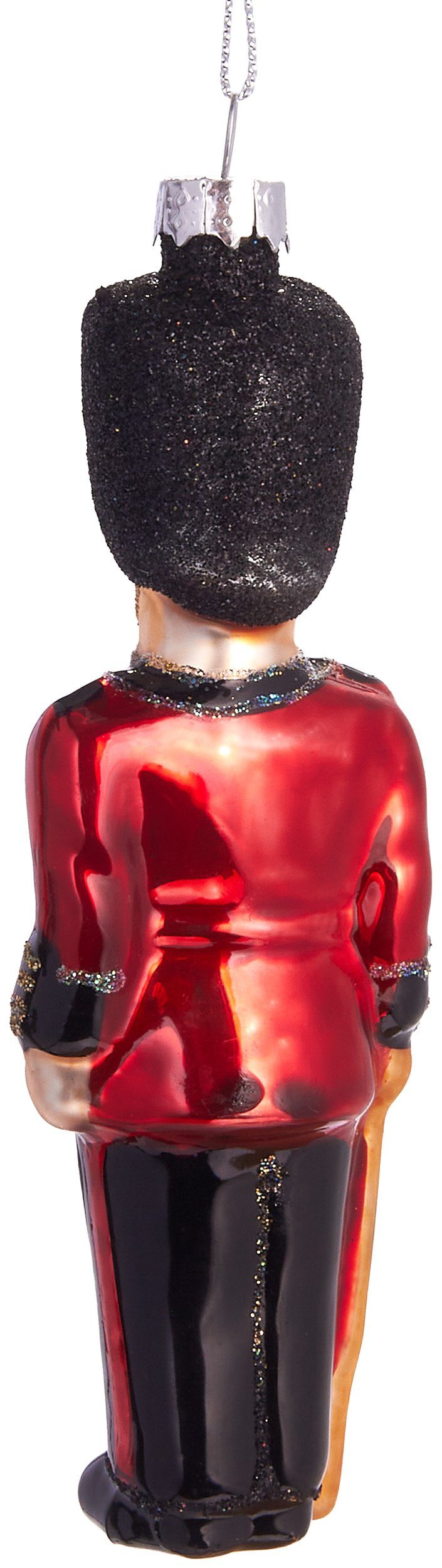 Weihnachtskugel Glas, Weihnachtskugel Mundgeblasene Grenadier BRUBAKER handbemalt Englischer Weihnachtsschmuck Lustige - Guard, Soldat cm 14 aus Christbaumschmuck