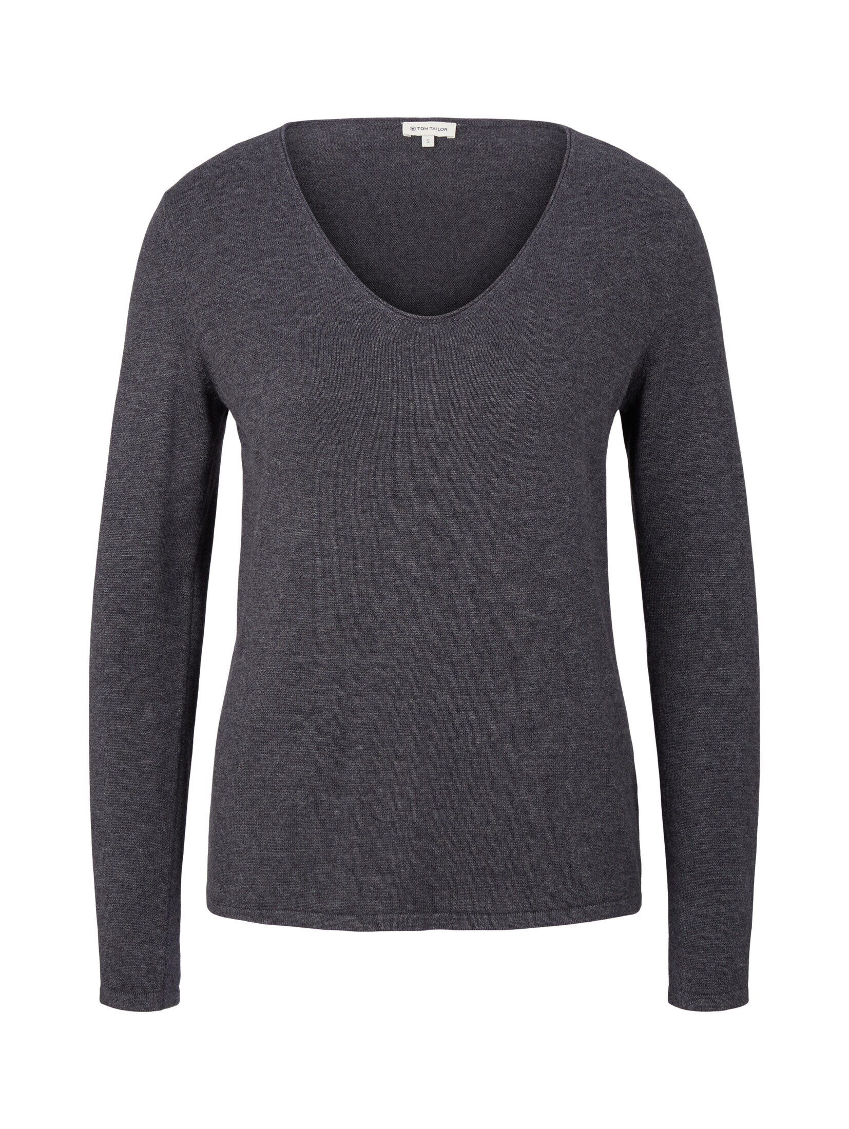 TOM TAILOR Strickpullover Dünner Strickpullover Basic günstig online kaufen
