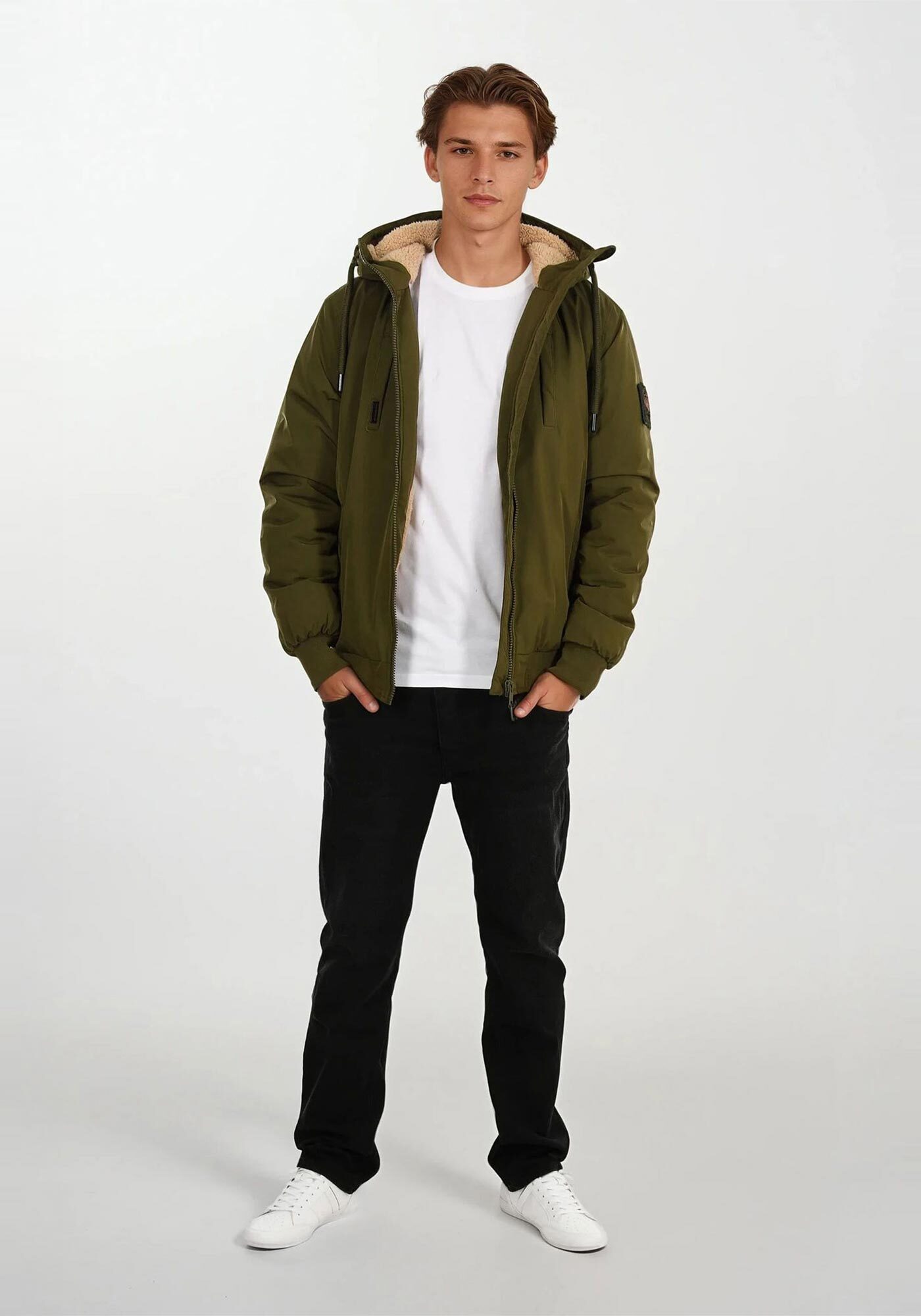 Alessandro Salvarini Winterjacke ASPedro innen mit warmem Teddyfell günstig online kaufen