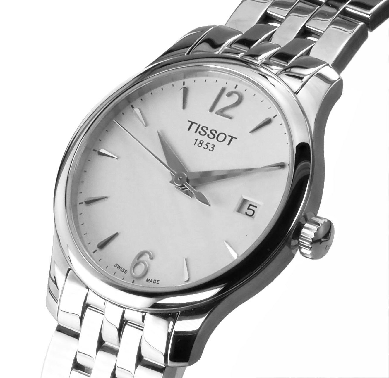 Tissot Schweizer Uhr Damen Uhr 33 mm Ø T0632101103700 Tradition Tradition, Saphirglas