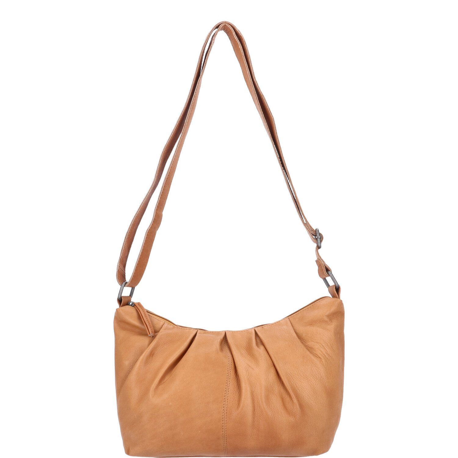 The Skandinavian Brand Umhängetasche The Skandinavian Brand Damen Ledertasche, Schultertasche Cognac (1-tlg)