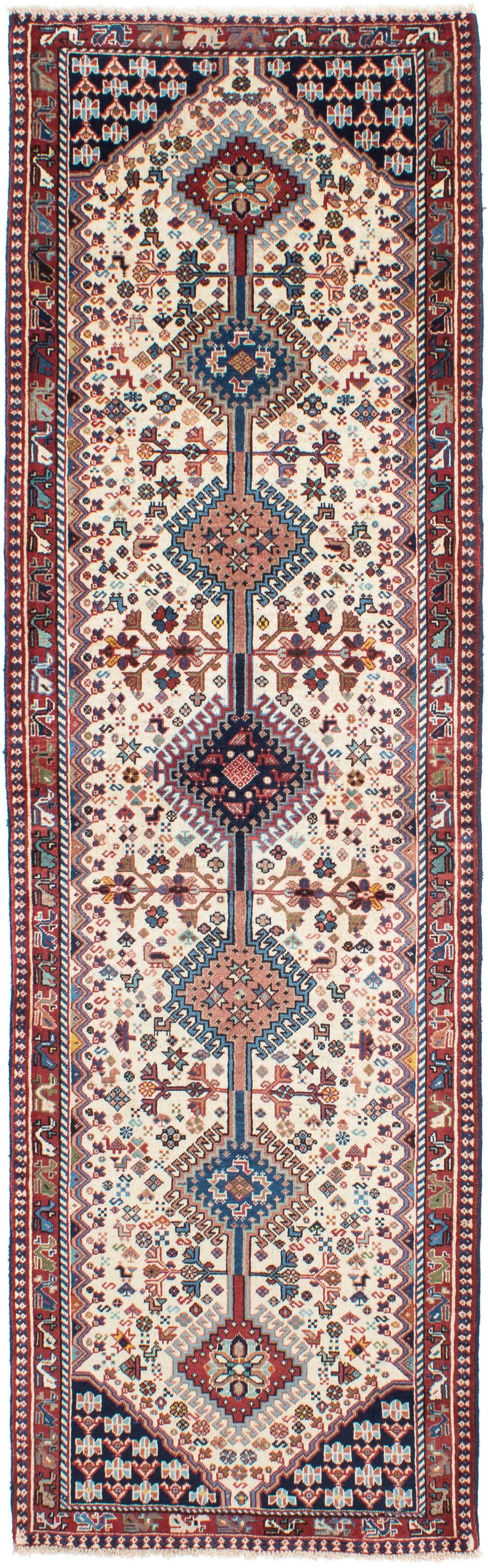 Orientteppich Perser - - Handgeknüpft, Einzelstück 288 Höhe: Nomadic - 84 10 cm Wohnzimmer, mit beige, morgenland, Zertifikat mm, x rechteckig