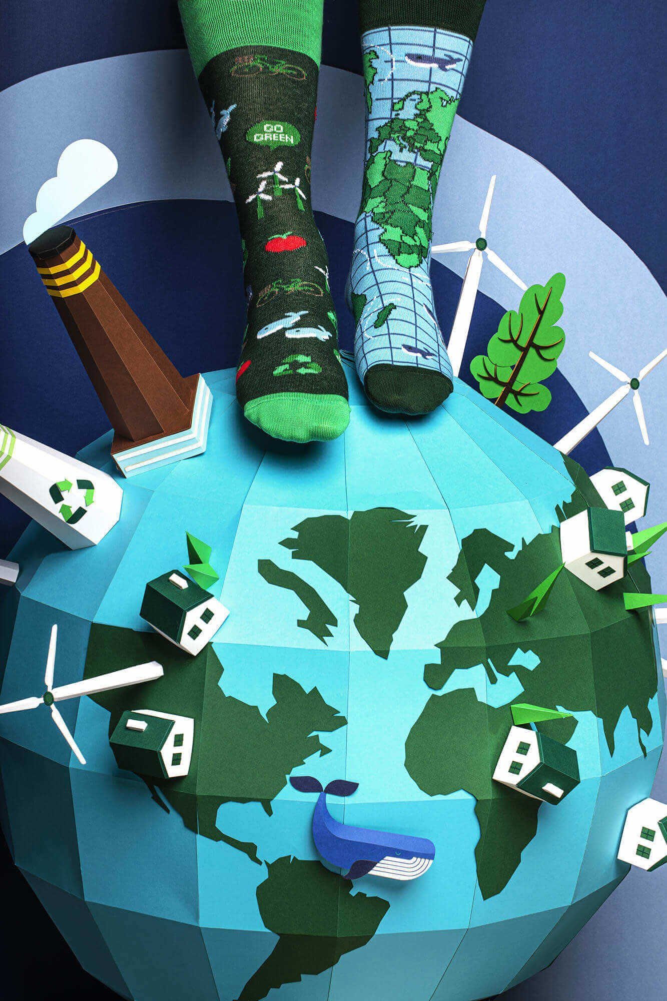 Many Mornings Sneakersocken Many Mornings Sneaker Save the Planet (1 Paar, günstig online kaufen