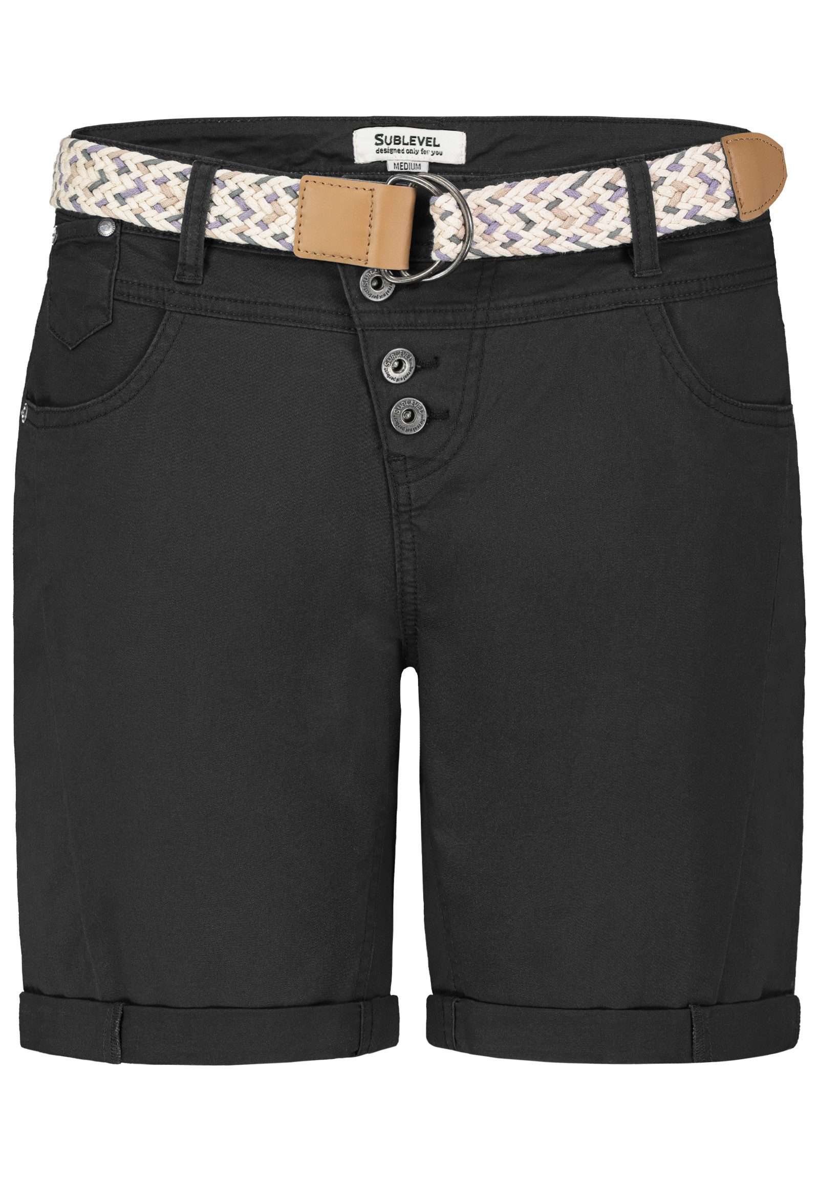 SUBLEVEL Bermudas Damen Short Bermuda kurze günstig online kaufen