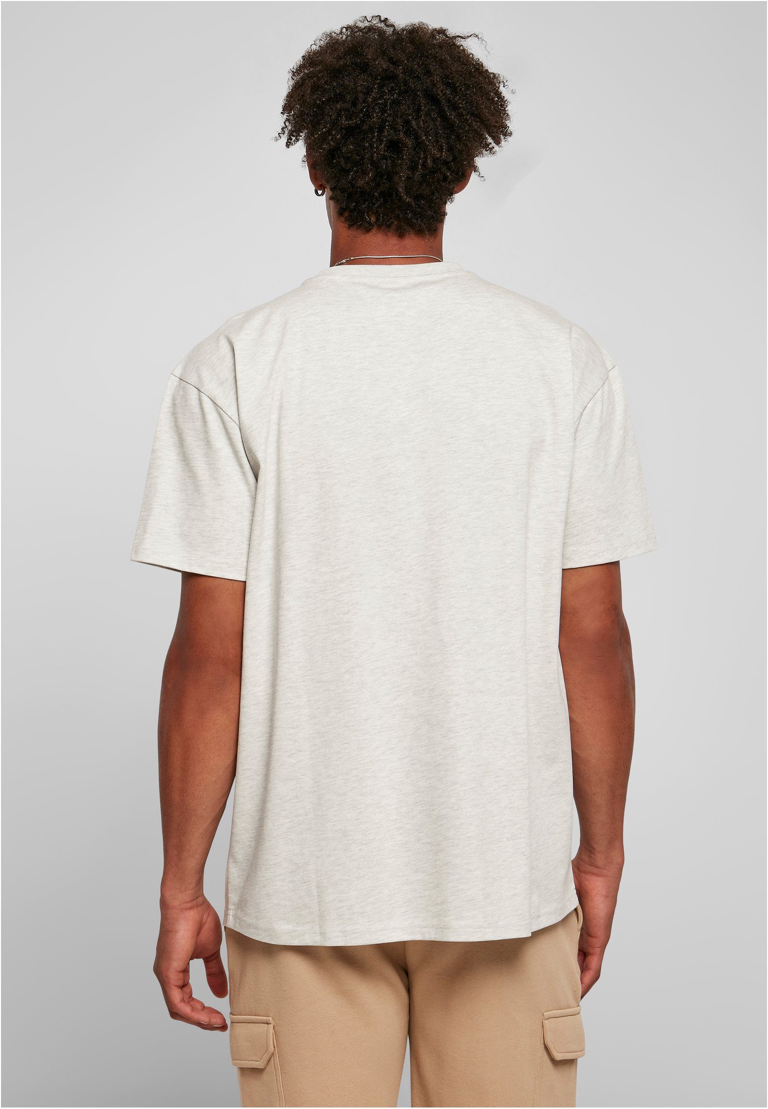 URBAN CLASSICS T-Shirt Tee Heavy lightgrey Herren (1-tlg) Oversized