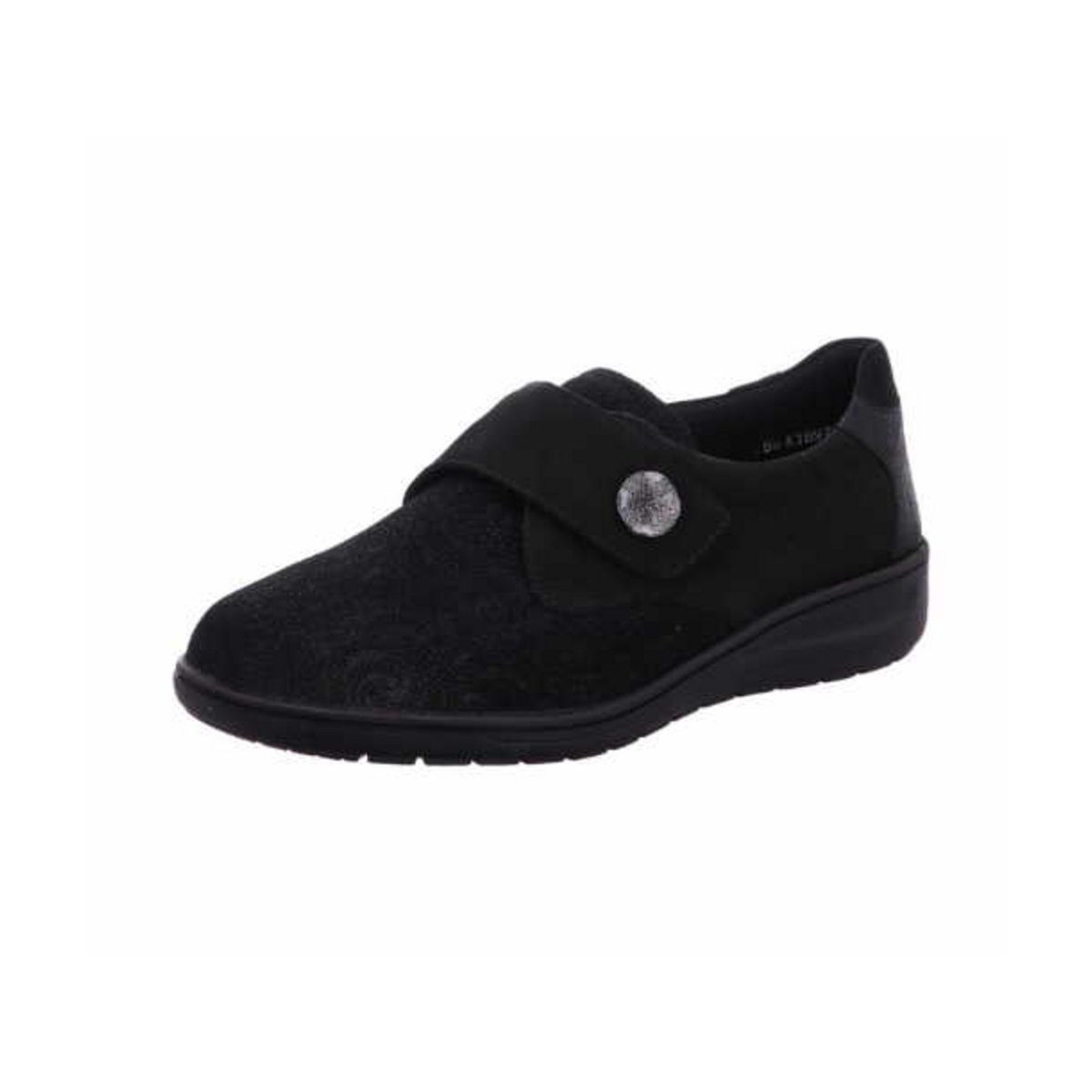 Freizeit Schnürer für Damen in schwarz Sneaker
