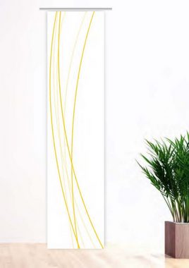 Schiebegardine Linea gelb blanco links Schiebevorhang HxB 260x60 cm - B-line, gardinen-for-life